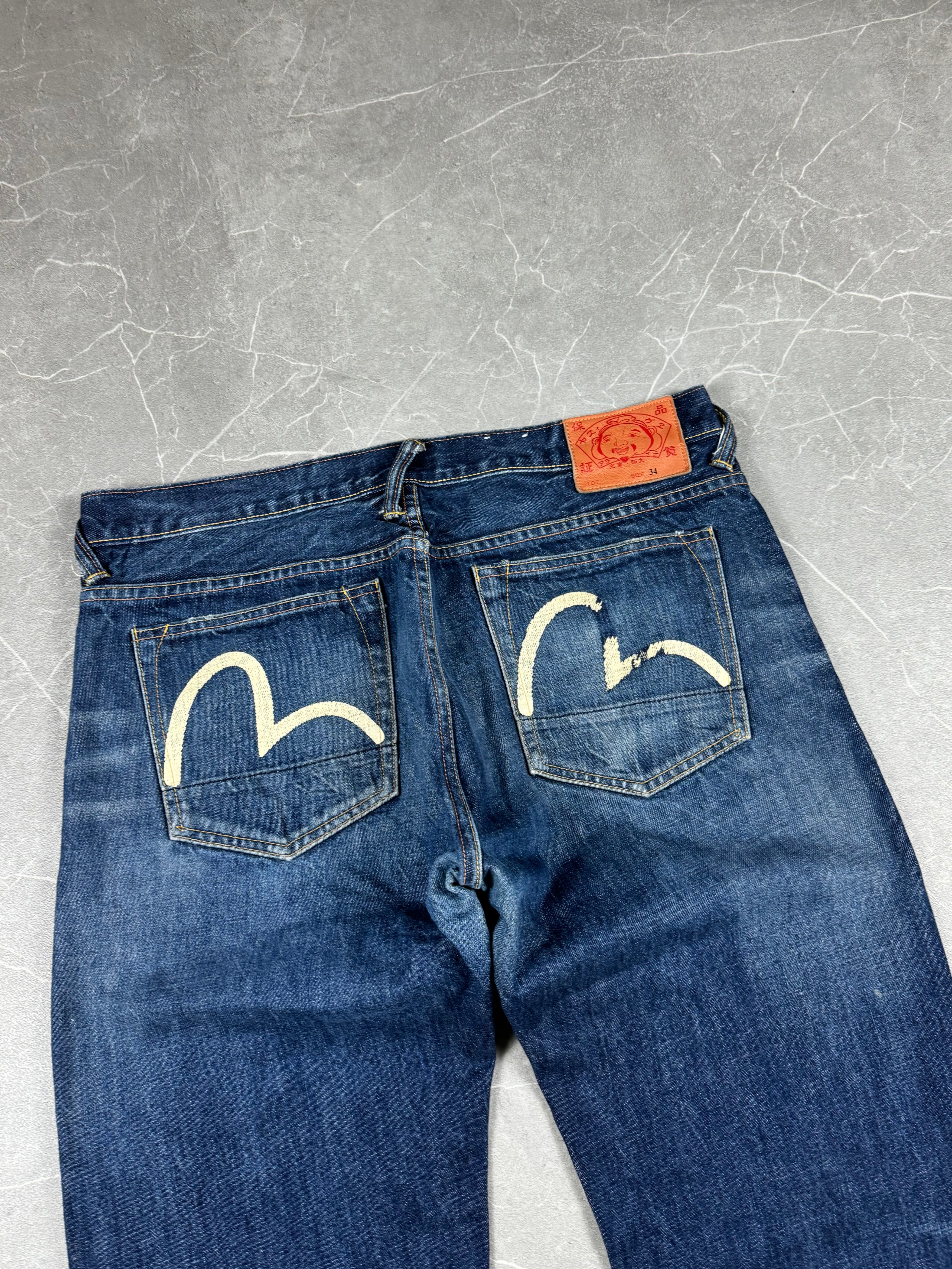 Evisu washed Jeans (L)