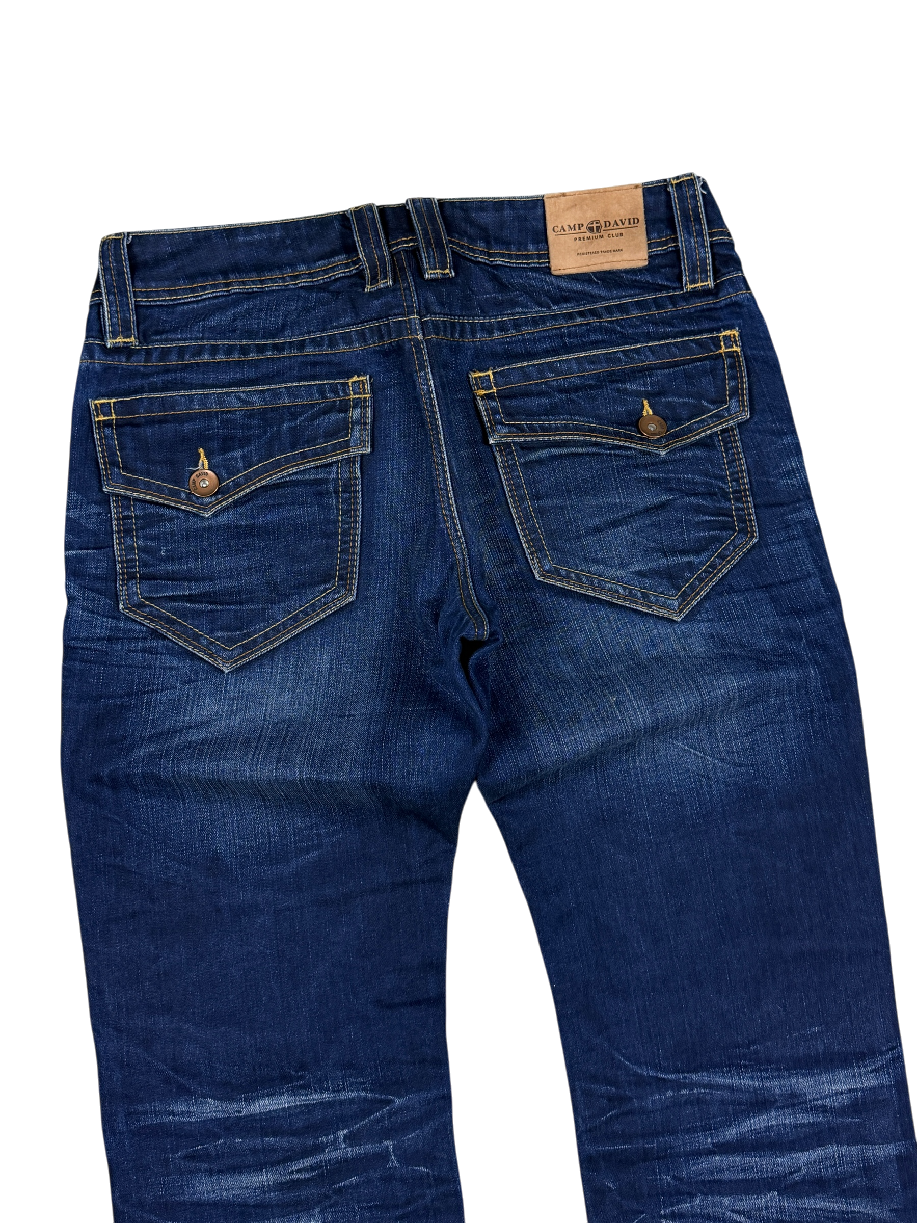 Vintage washed Straight Jeans (S)