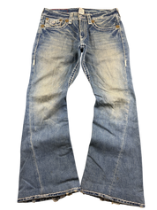 True Religion vintage washed Baggy/Bootcut Jeans (M-L)