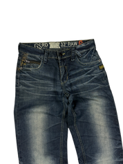 Washed straight Jeans (XS)