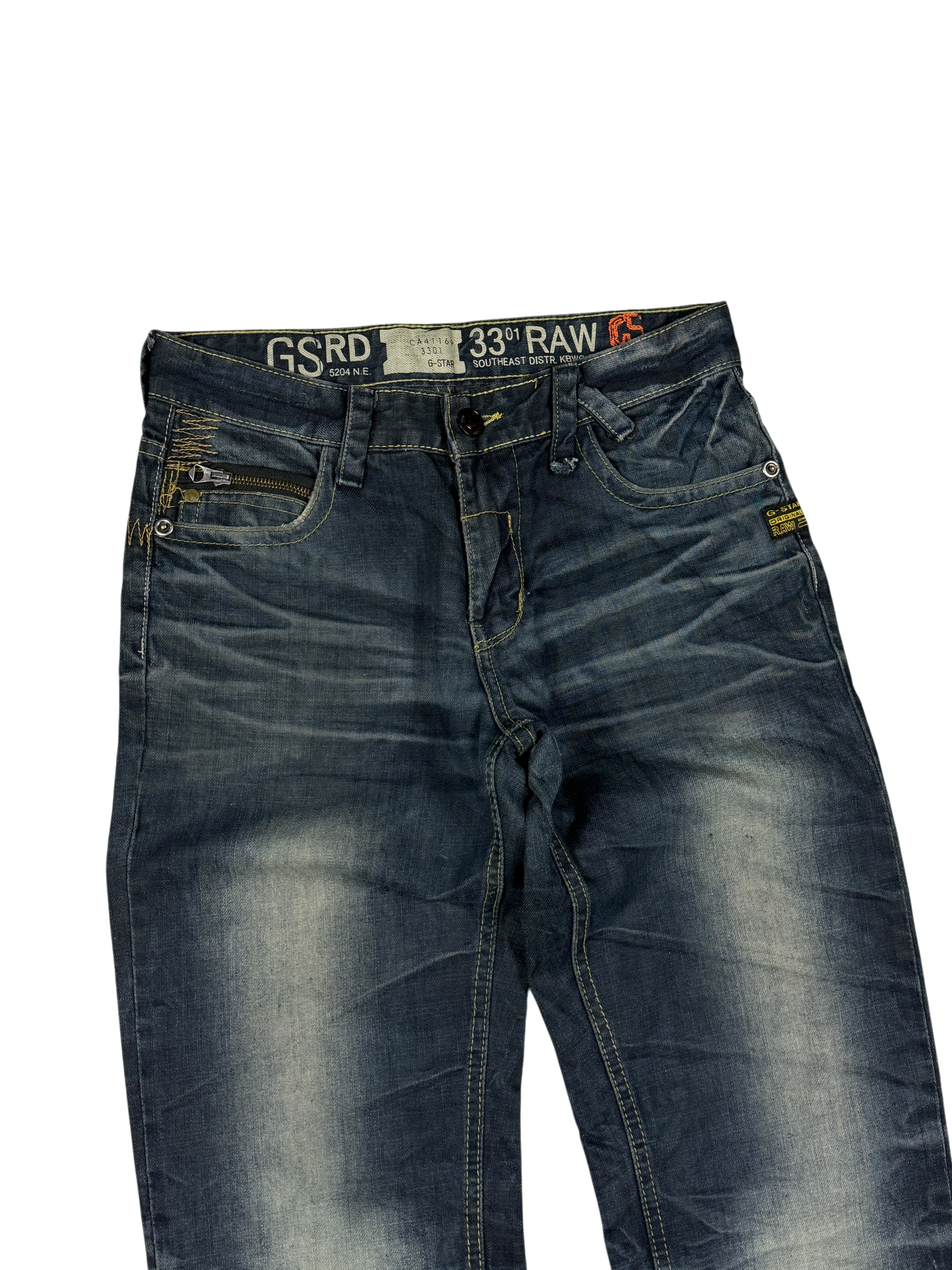 Washed straight Jeans (XS)