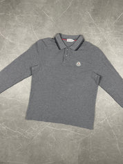 Moncler Slim Fit Longsleeve Poloshirt (M-L)