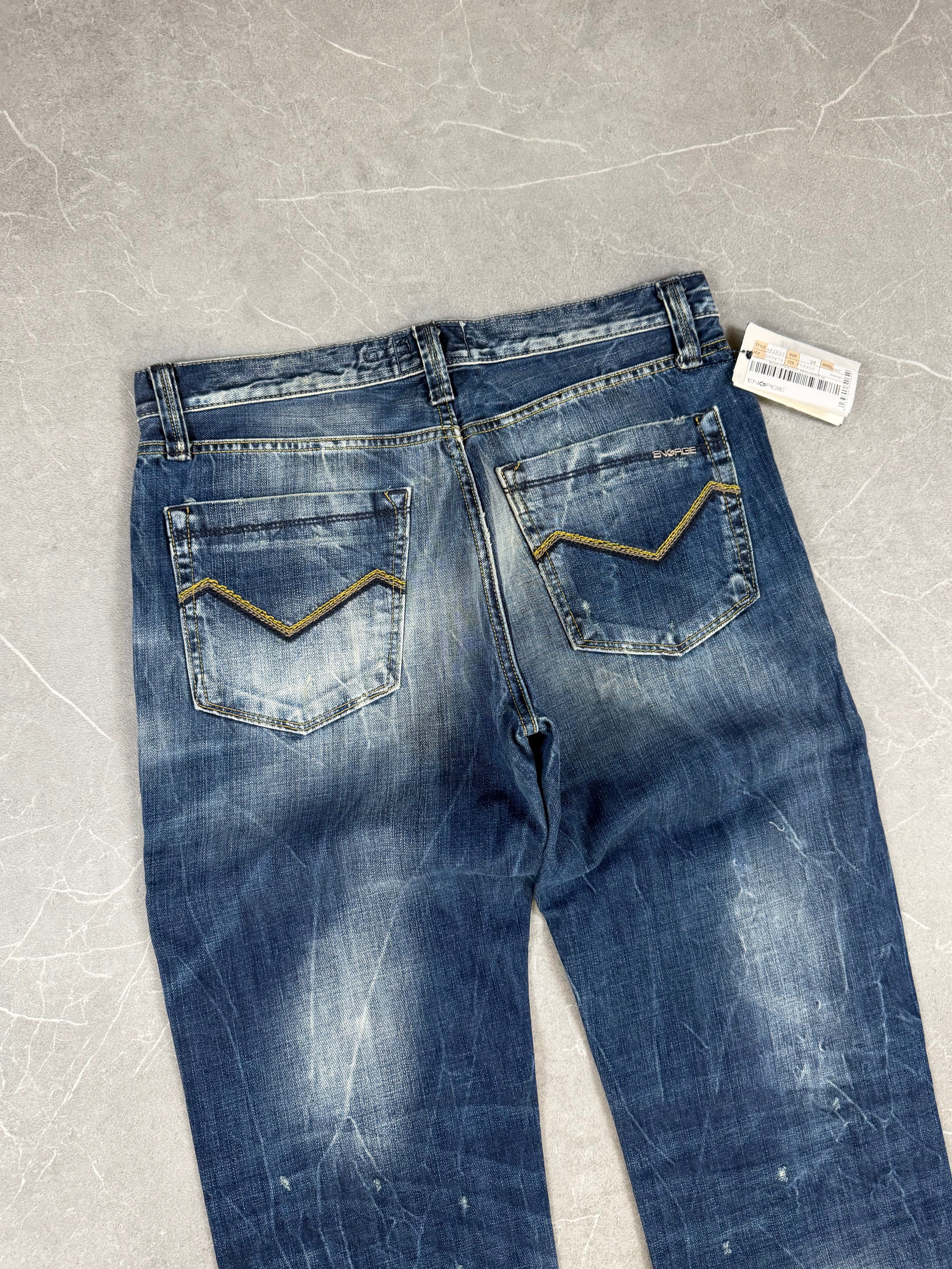 Vintage washed Straight Jeans (M)