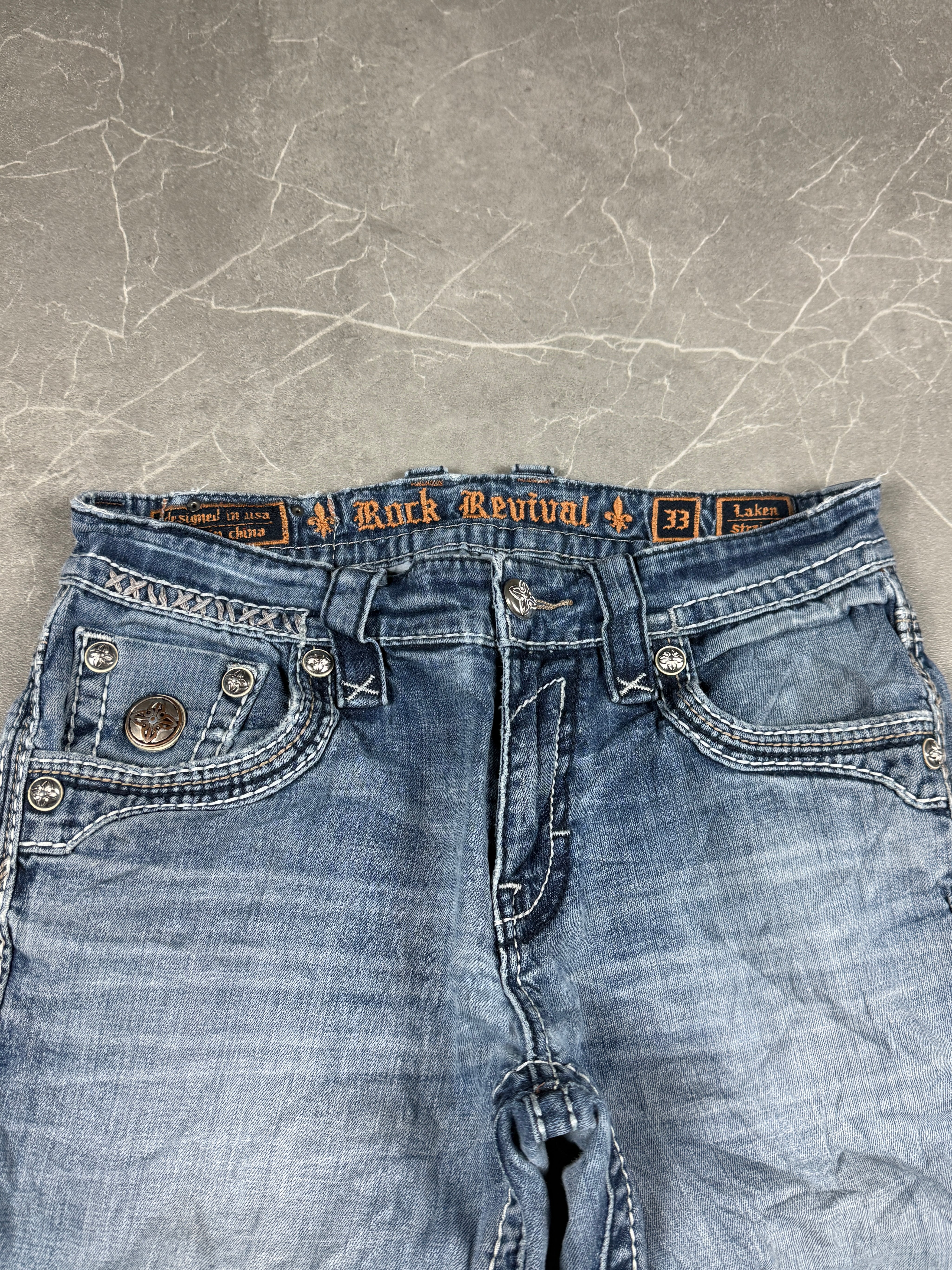 Rock Revival washed Jeans (S)