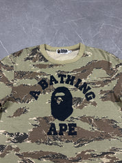 Bape College Camo Longsleeve (S-M)