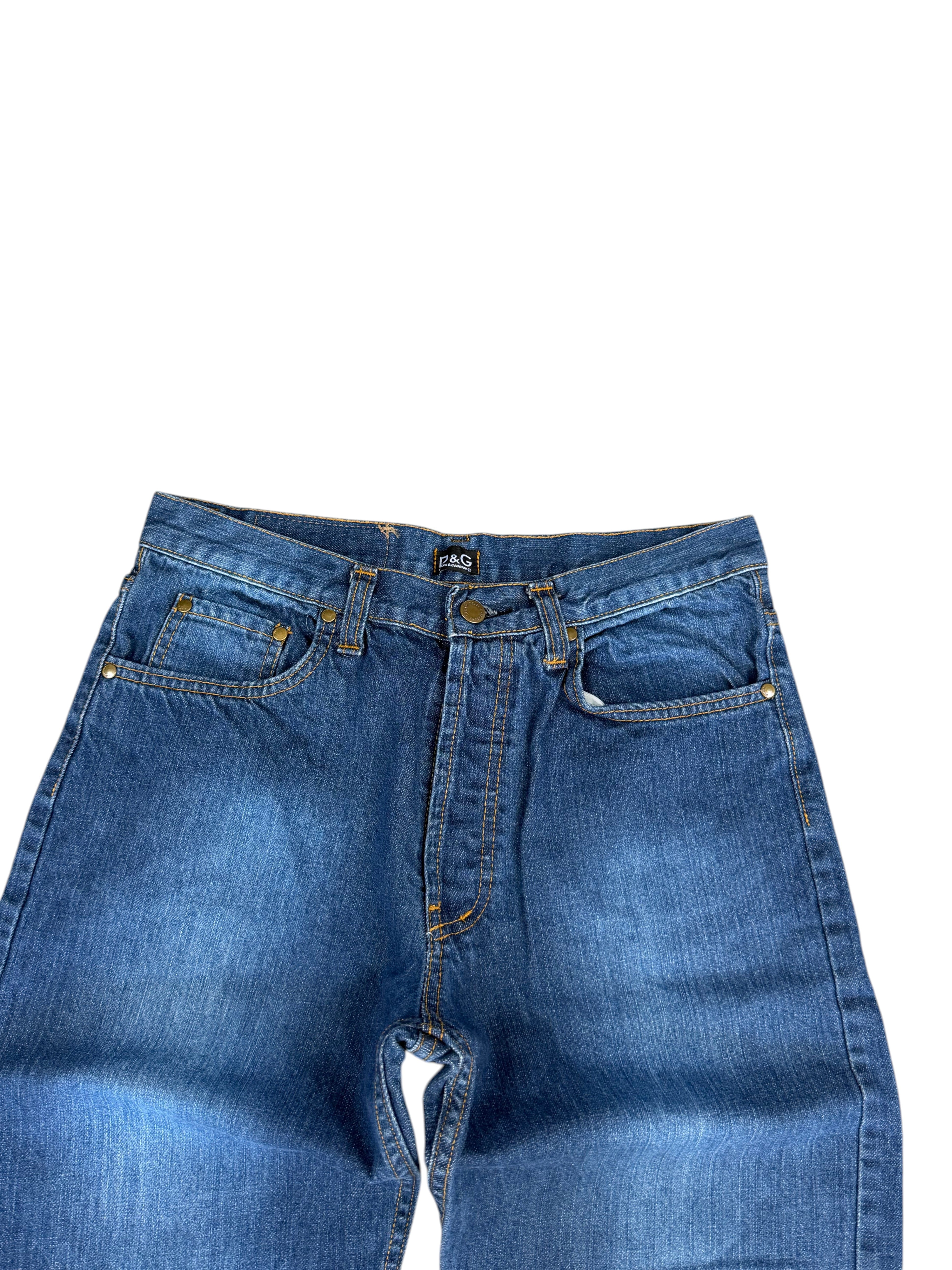 Dolce Gabbana Big Logo Jeans (XS)
