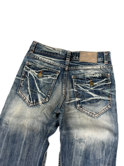 Crazy Washed Bootcut Jeans (S)
