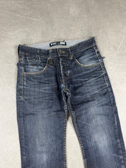 Vintage Washed Slim Jeans (S-M)