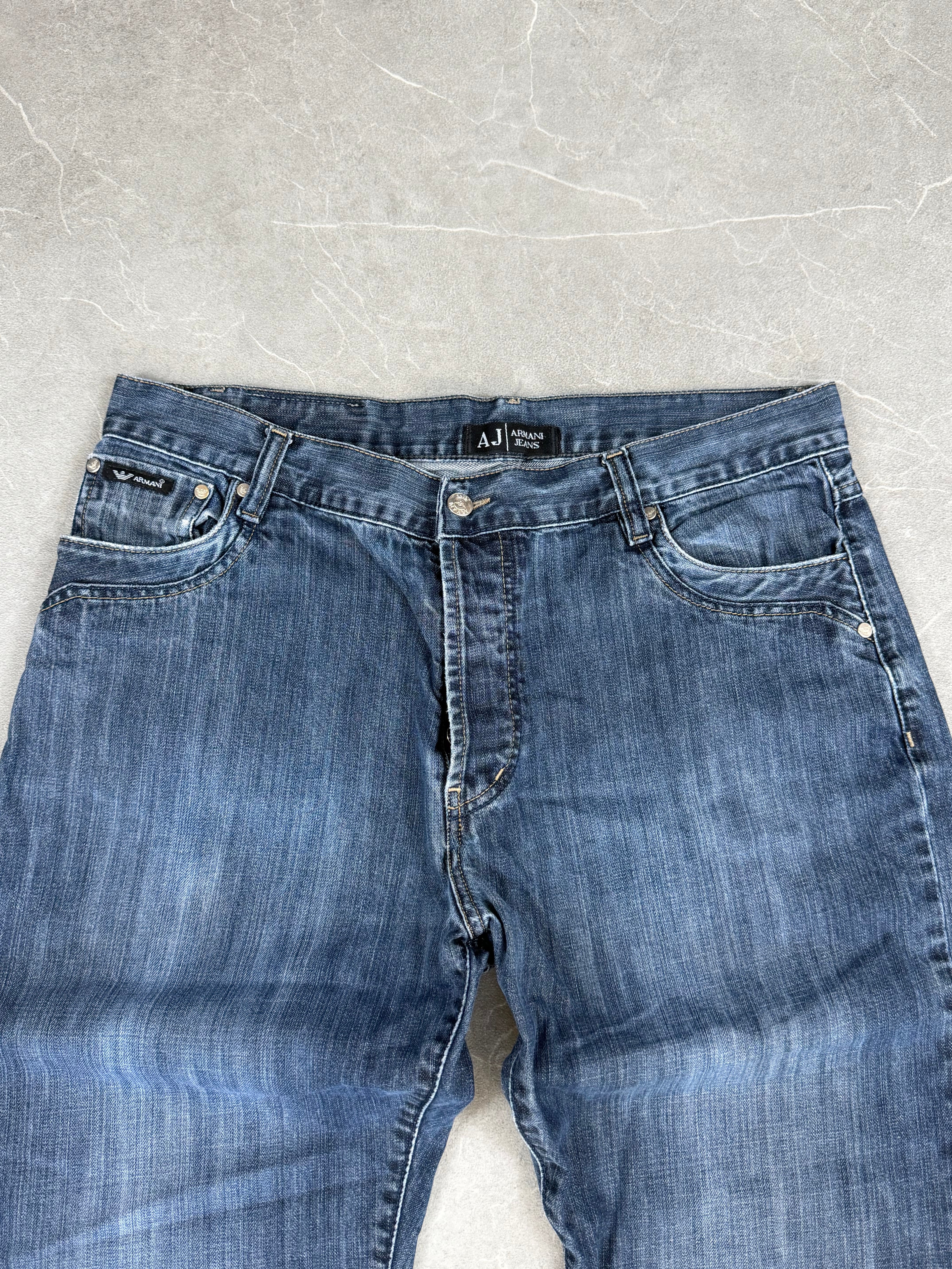 Armani Logo Bootcut Jeans (M-L)