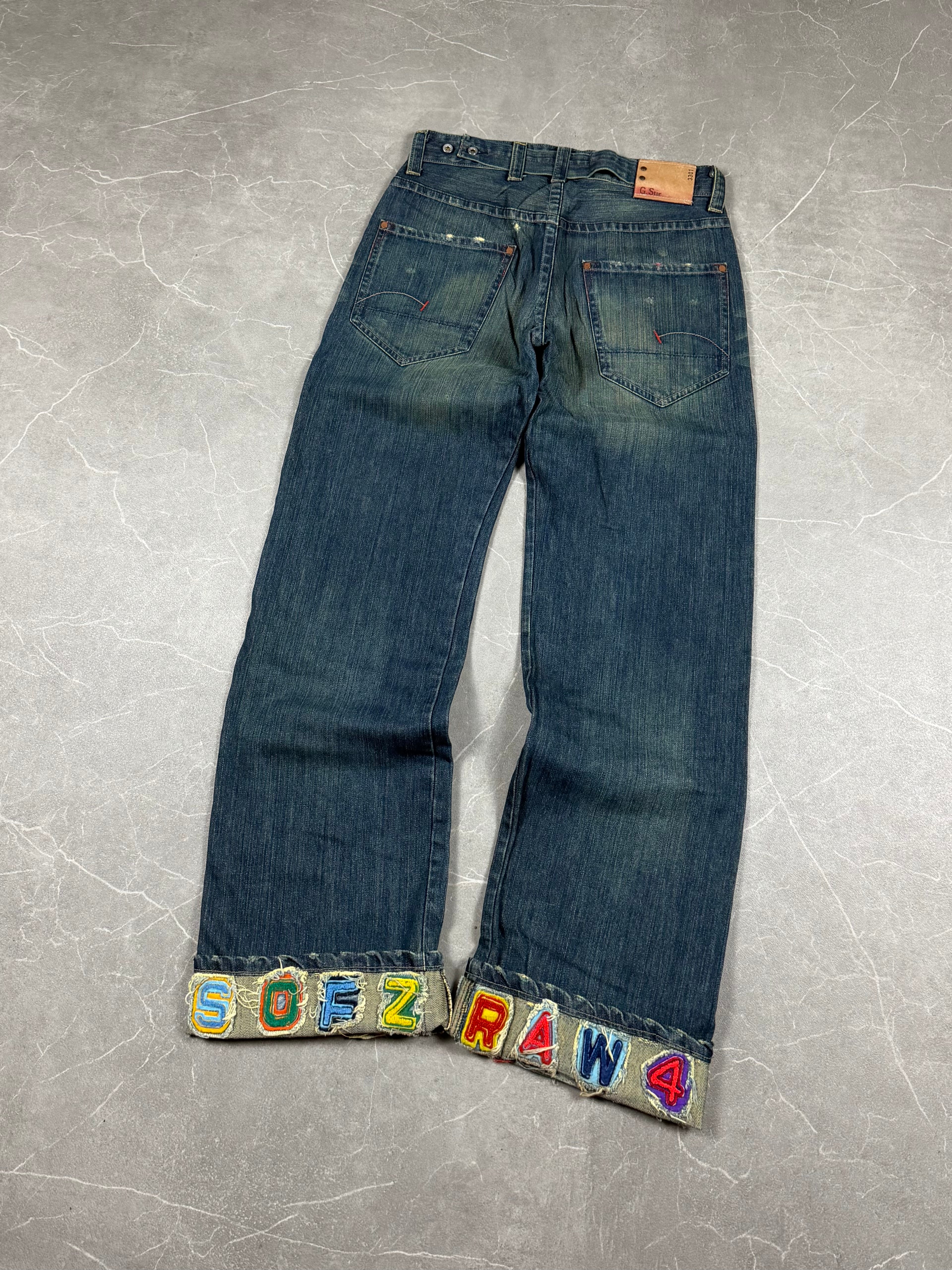 Vintage Gstar special Big Logo Bootcut Jeans (L)