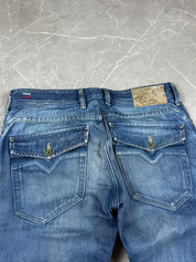 Diesel washed bootcut jeans (S)
