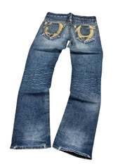 True Religion washed Bootcut Jeans (M)