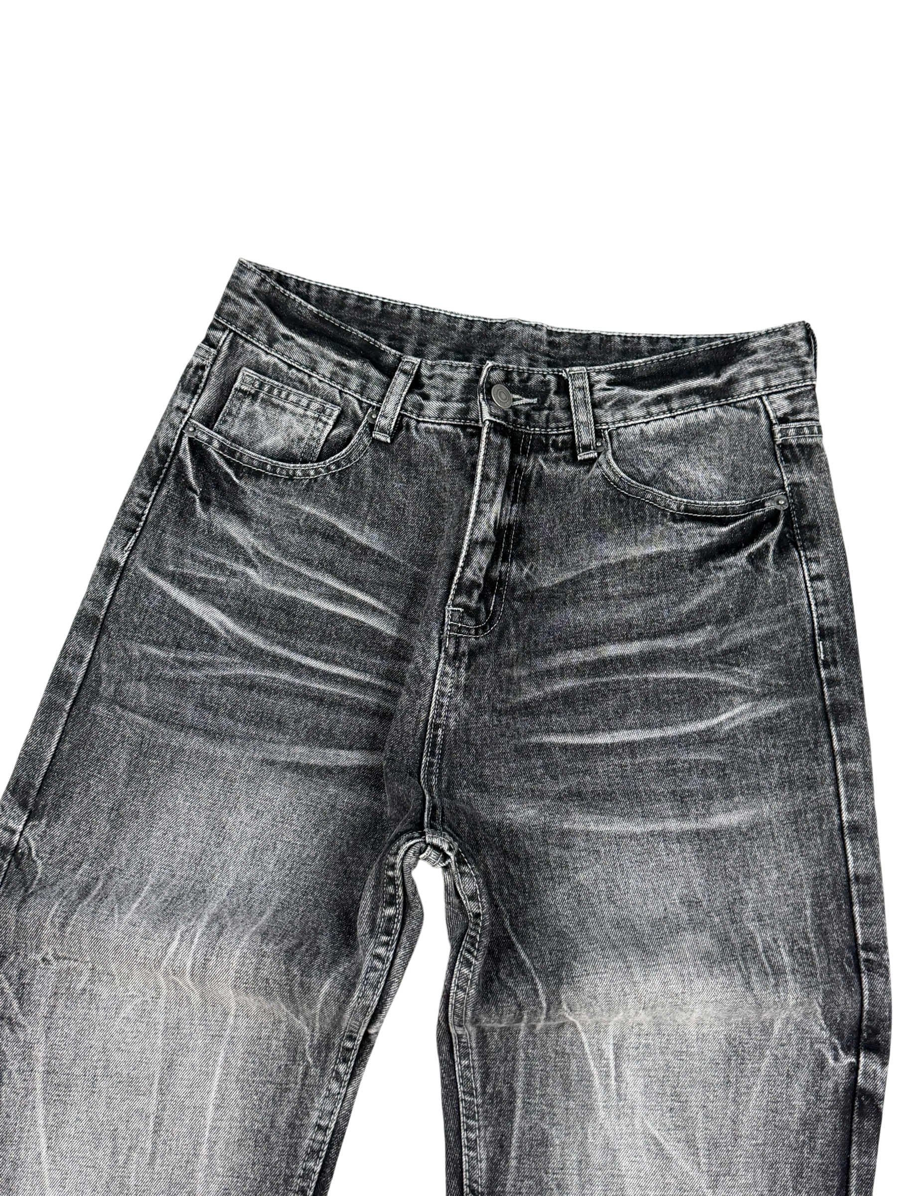 Crazy Washed Bootcut Jeans (S)