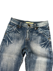 Crazy Washed Bootcut Jeans (S)
