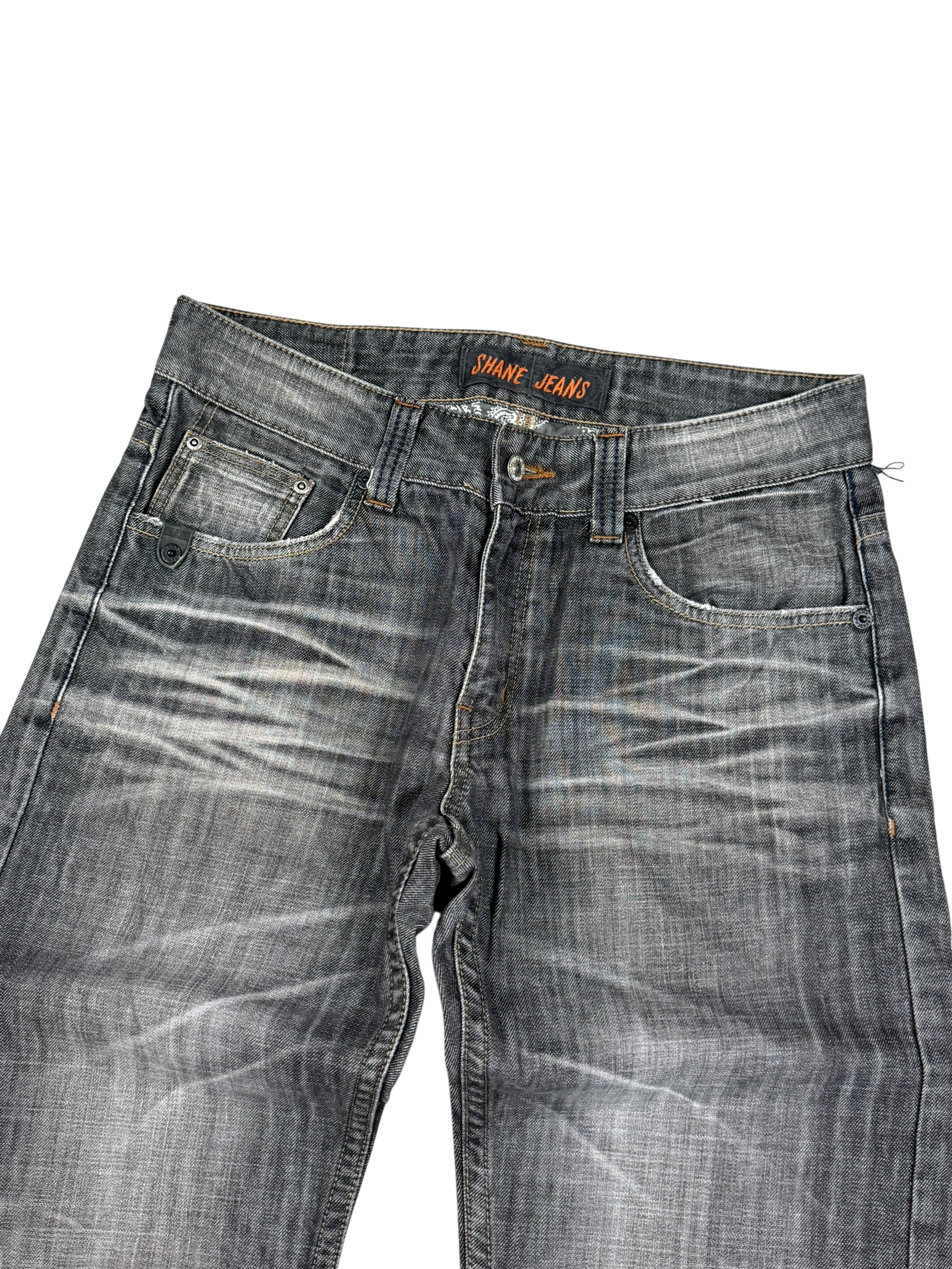 Washed Bootcut Jeans (S-M)