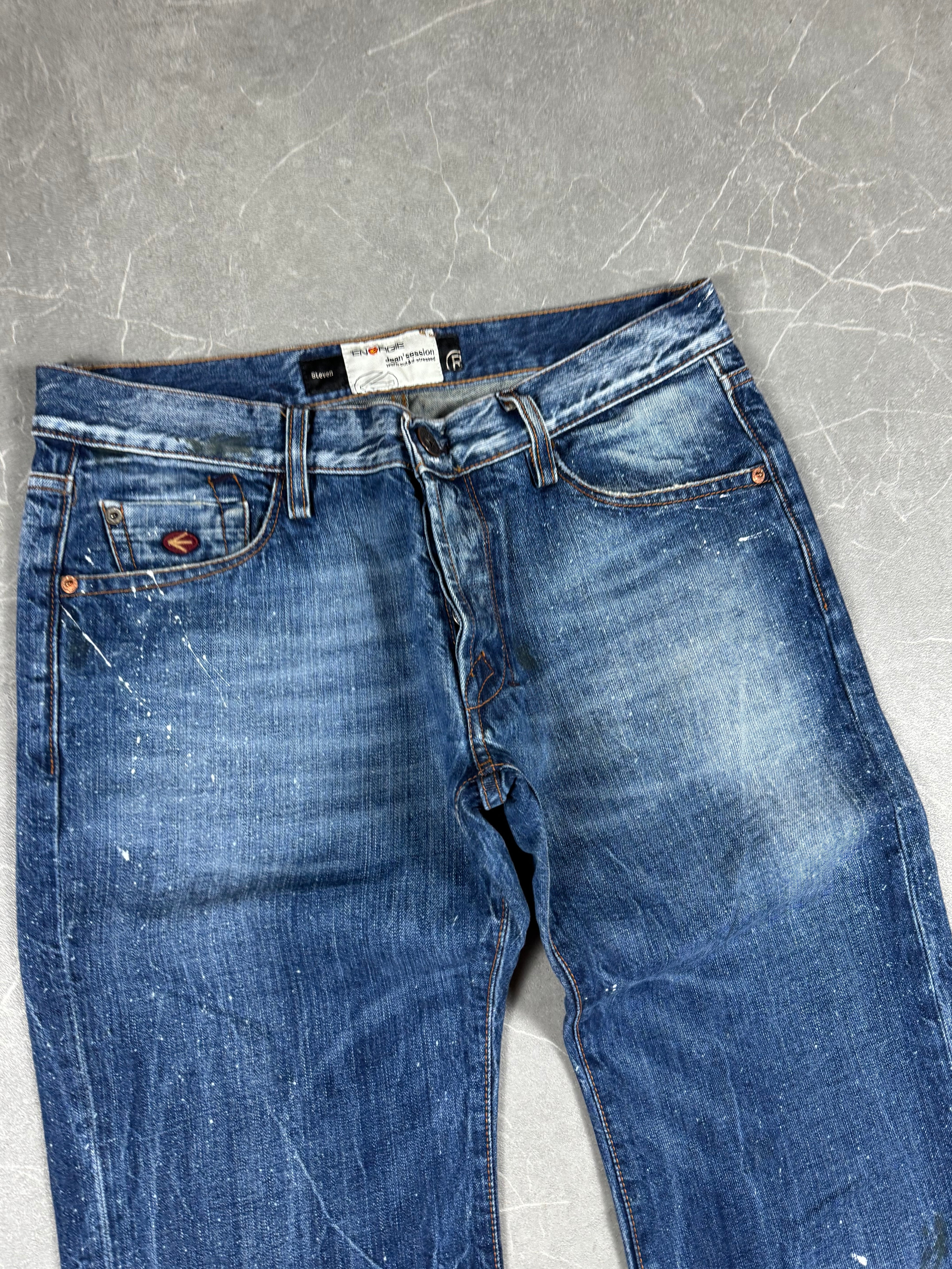 Vintage Bootcut Jeans painted (M)