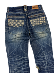 Crazy Washed Straight/Bootleg Jeans (M)