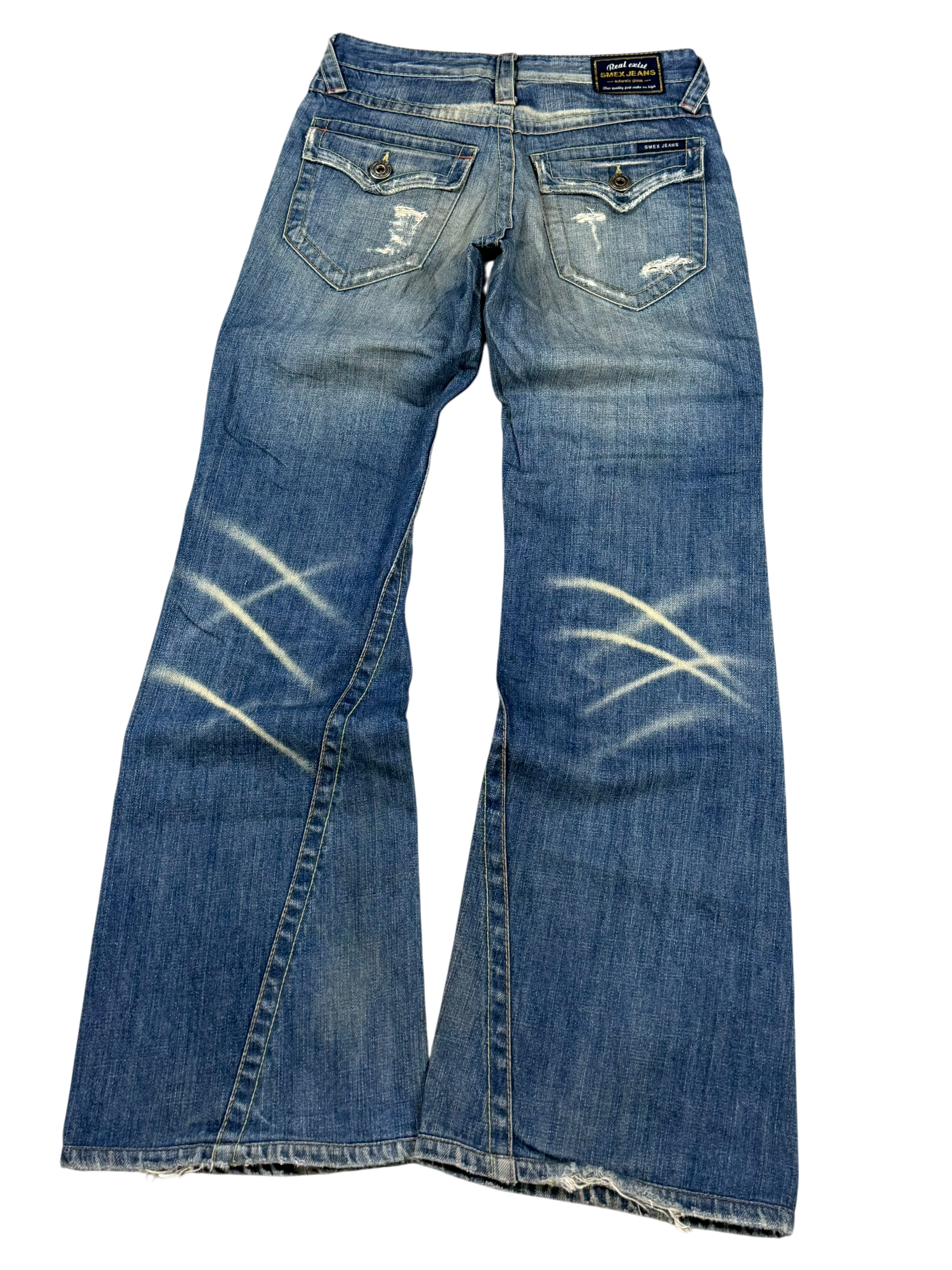 Washed Bootcut Jeans (XS)