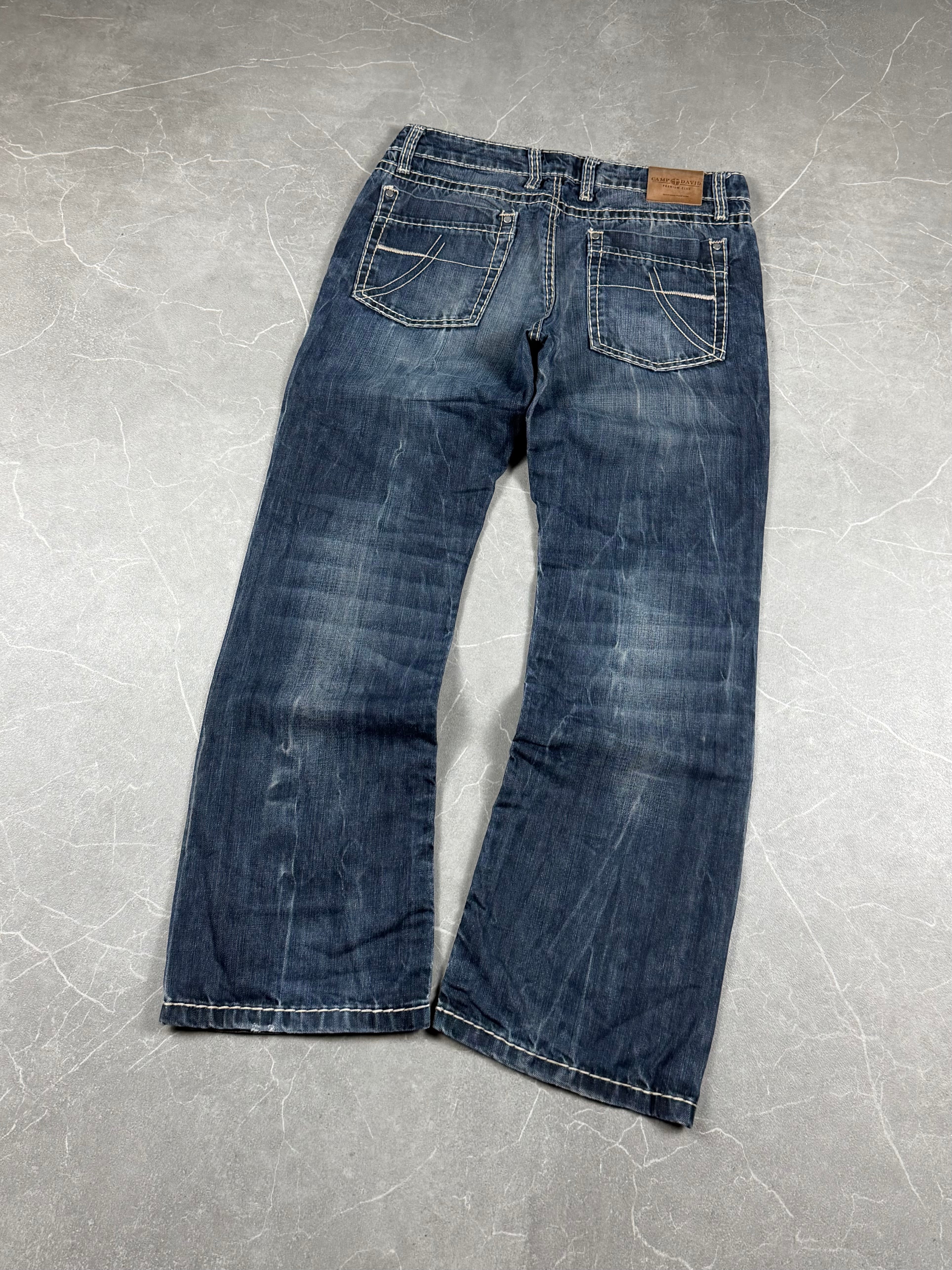 Camp David washed Bootcut Jeans (S)