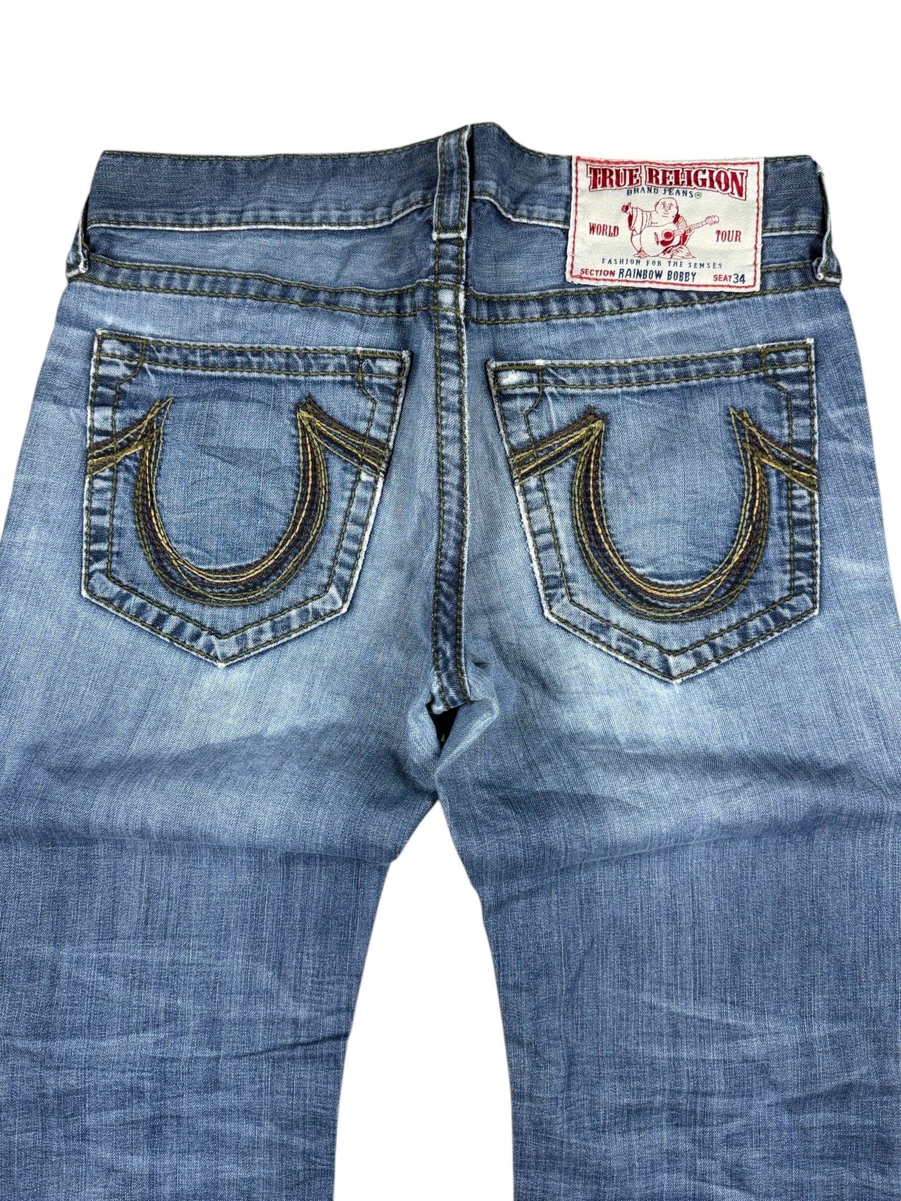 True Religion Rainbow Bobby Jeans (L)