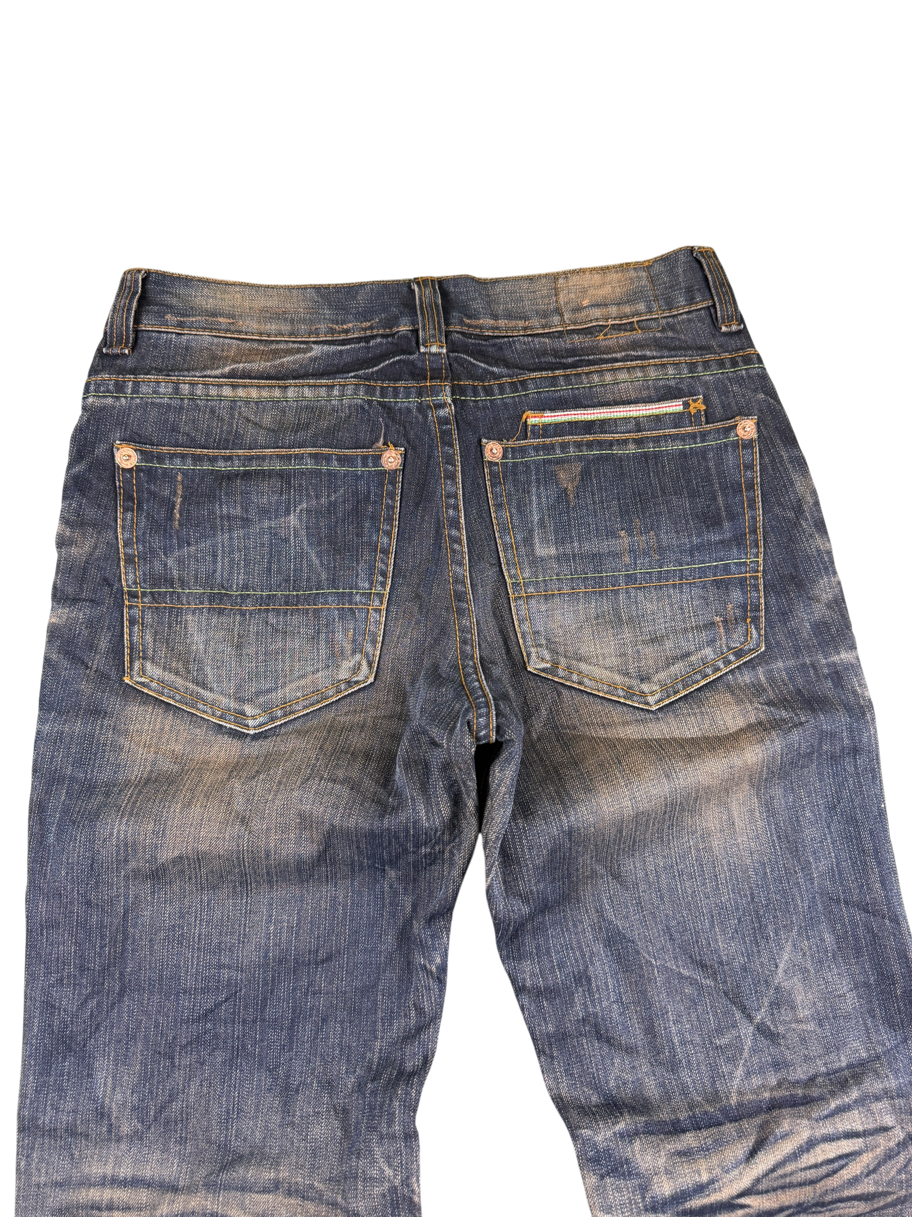 Crazy washed Bootcut Jeans (S)