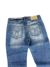Vintage washed straight Jeans *CK (XS)