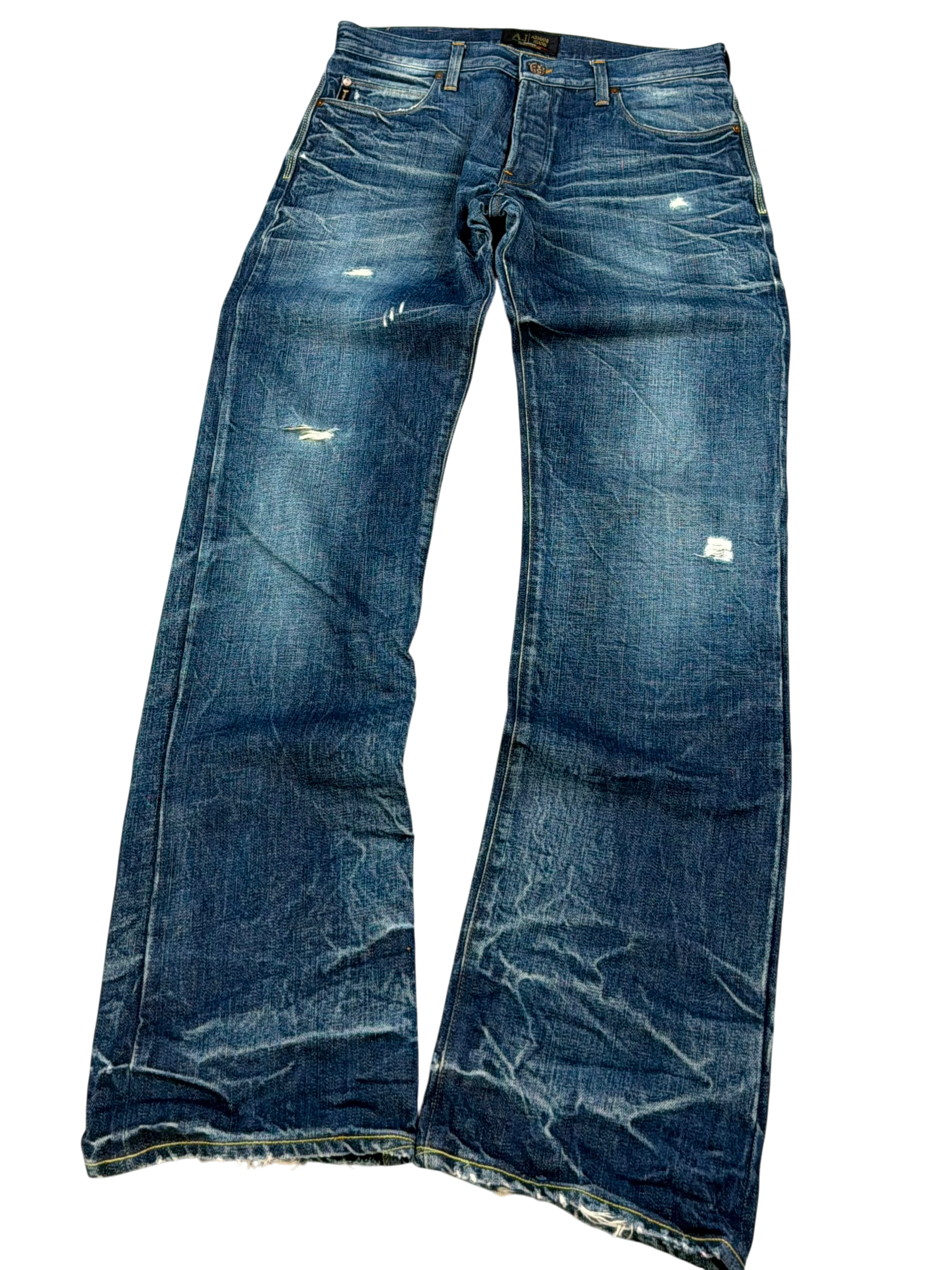 Armani Ultra washed Bootcut Jeans (M-L)
