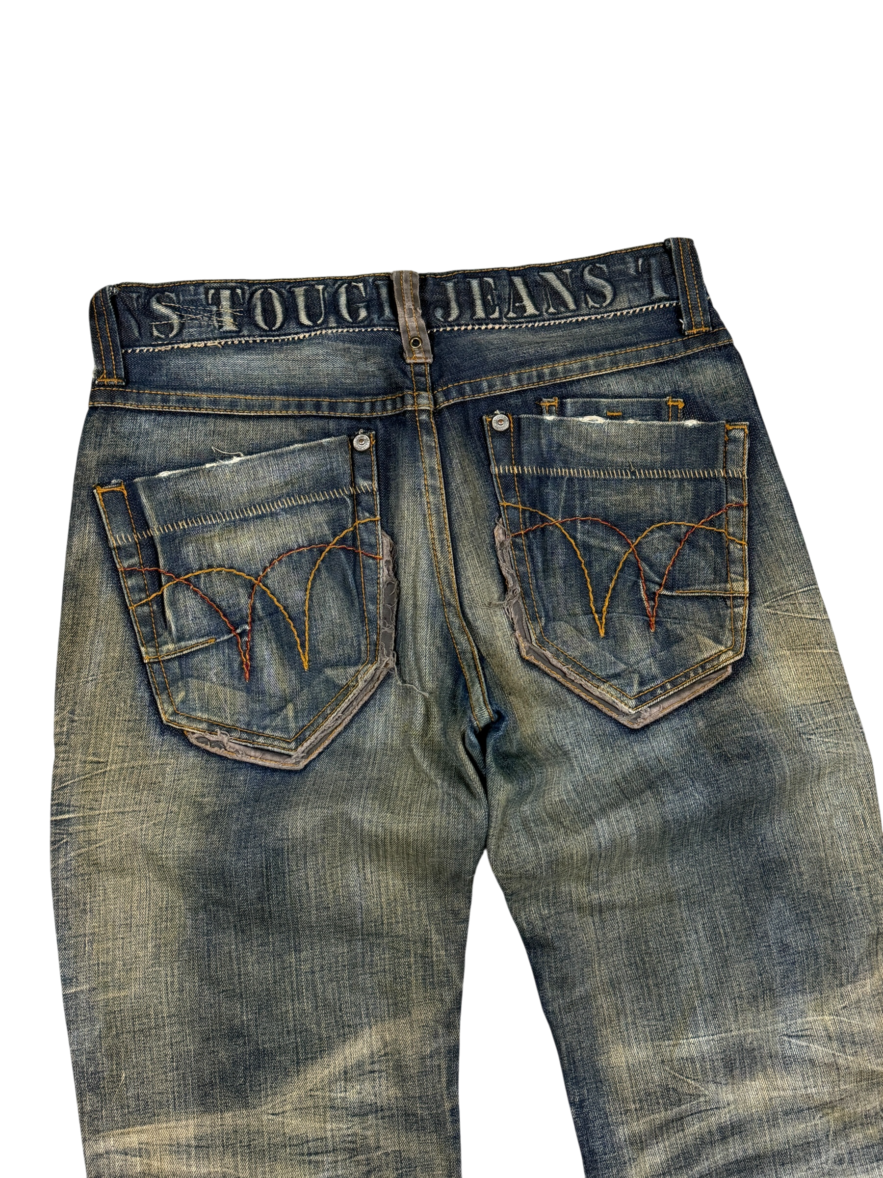 Ultra Sandwashed Straight Jeans (S-M)