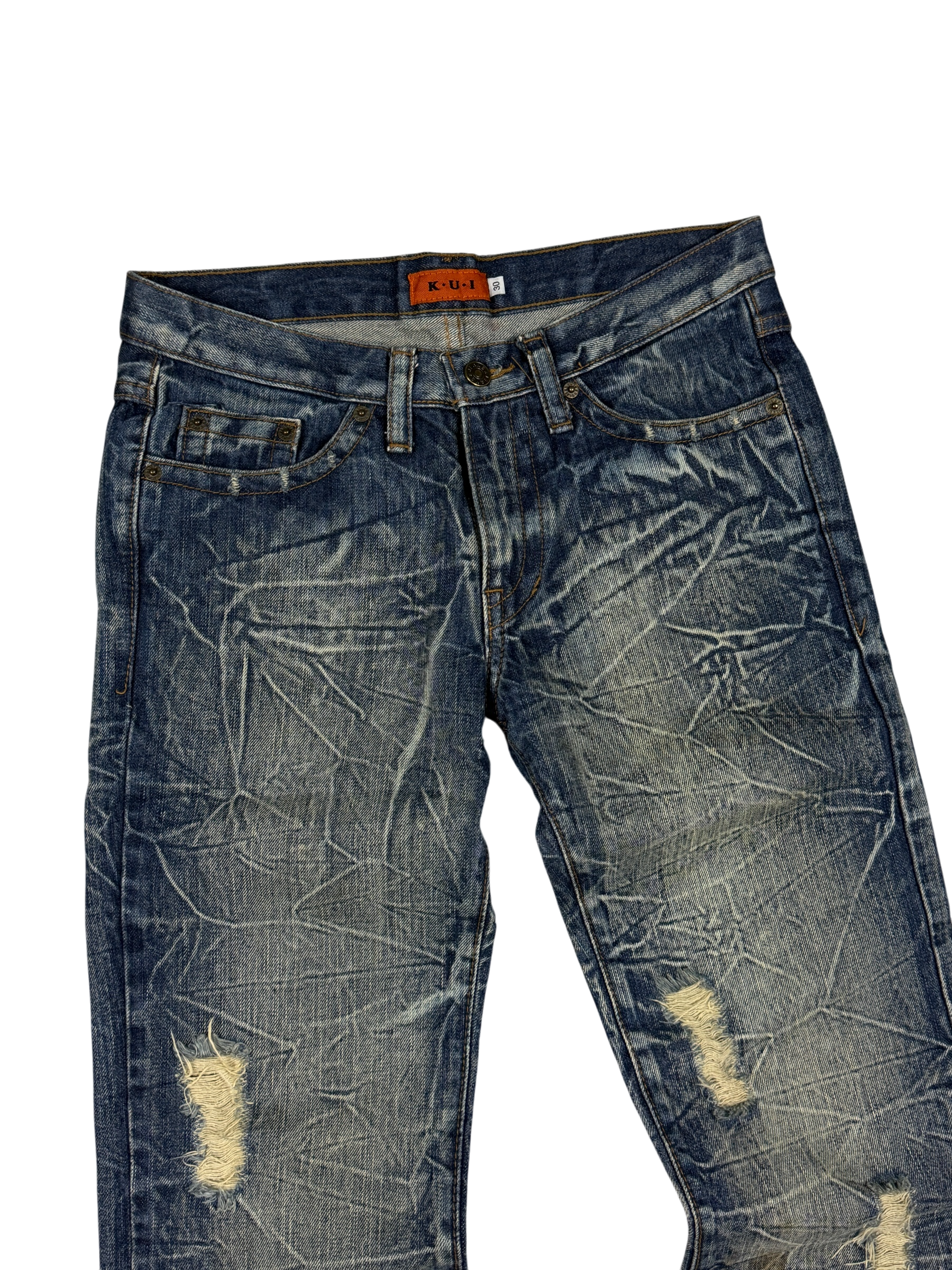 Ultra washed Flared/Bootcut Jeans (XS)