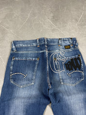 Rare G-Star RAW Big Logo washed Jeans (S-M)