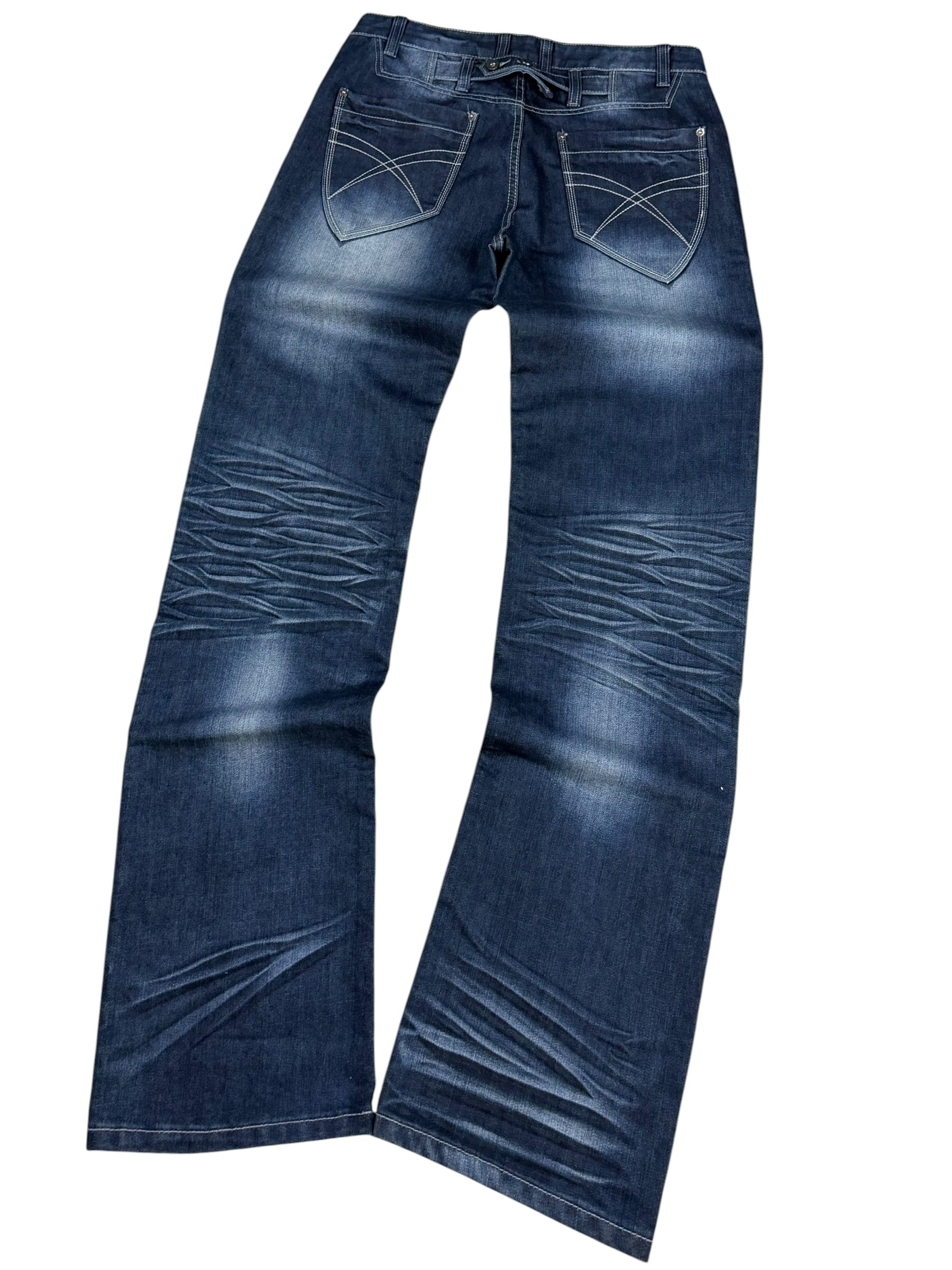 Vintage washed Straight-Fit Jeans (M)
