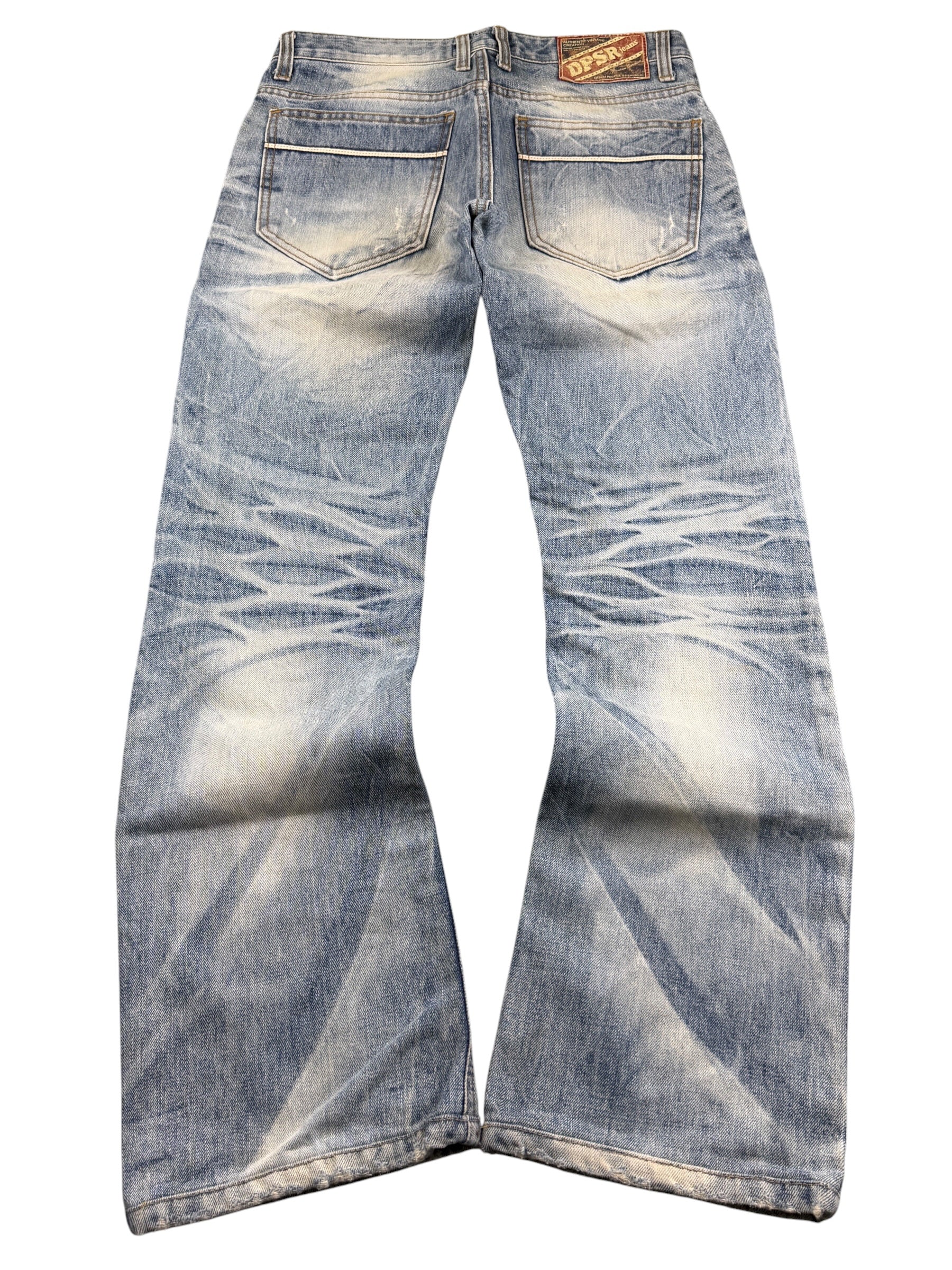 Ultra washed Straight Jeans (XS)