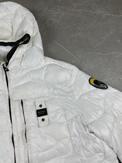 Blauer Puffer Jacke (S)