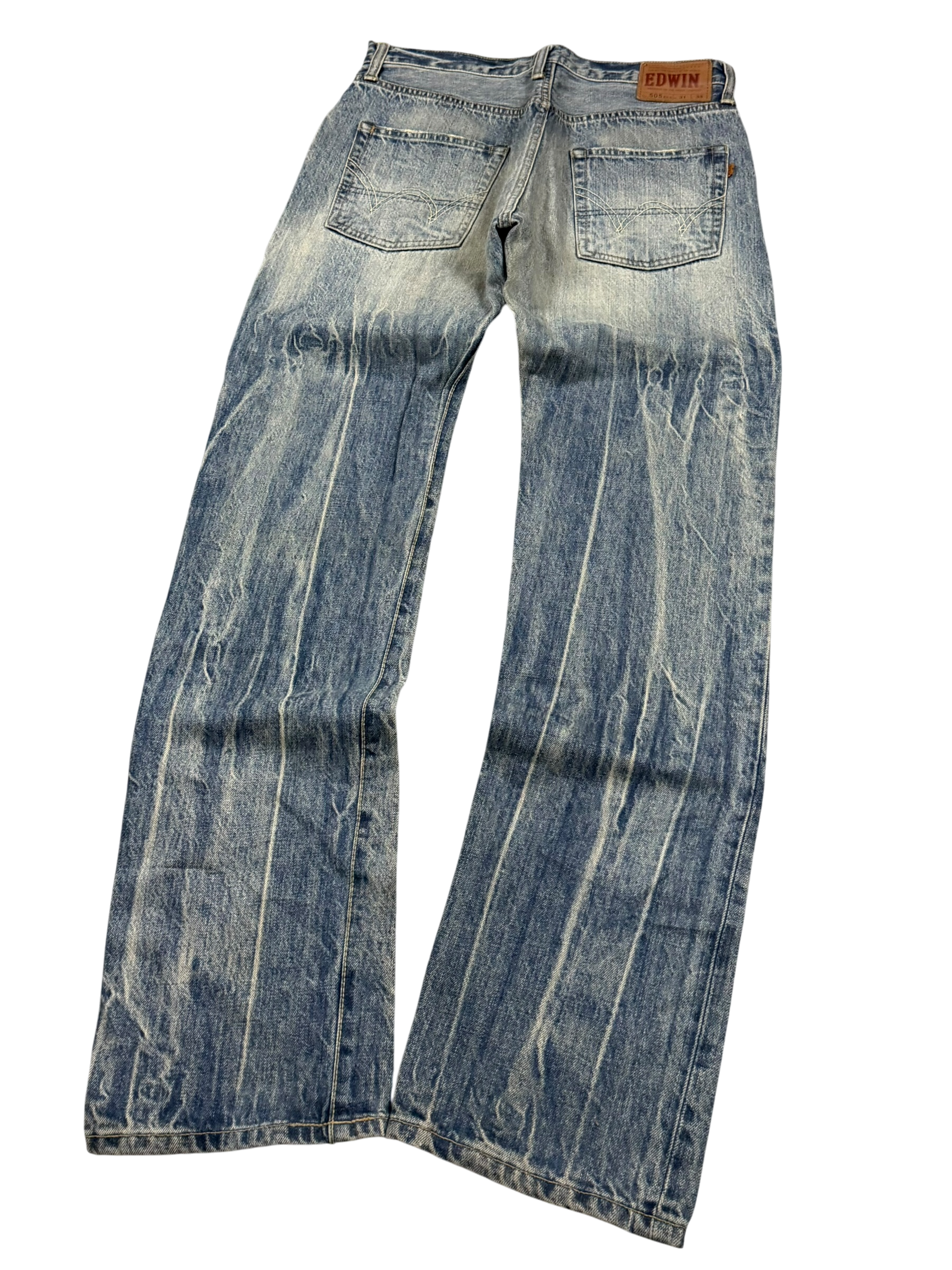 Crazy washed Straightfit Jeans (S)