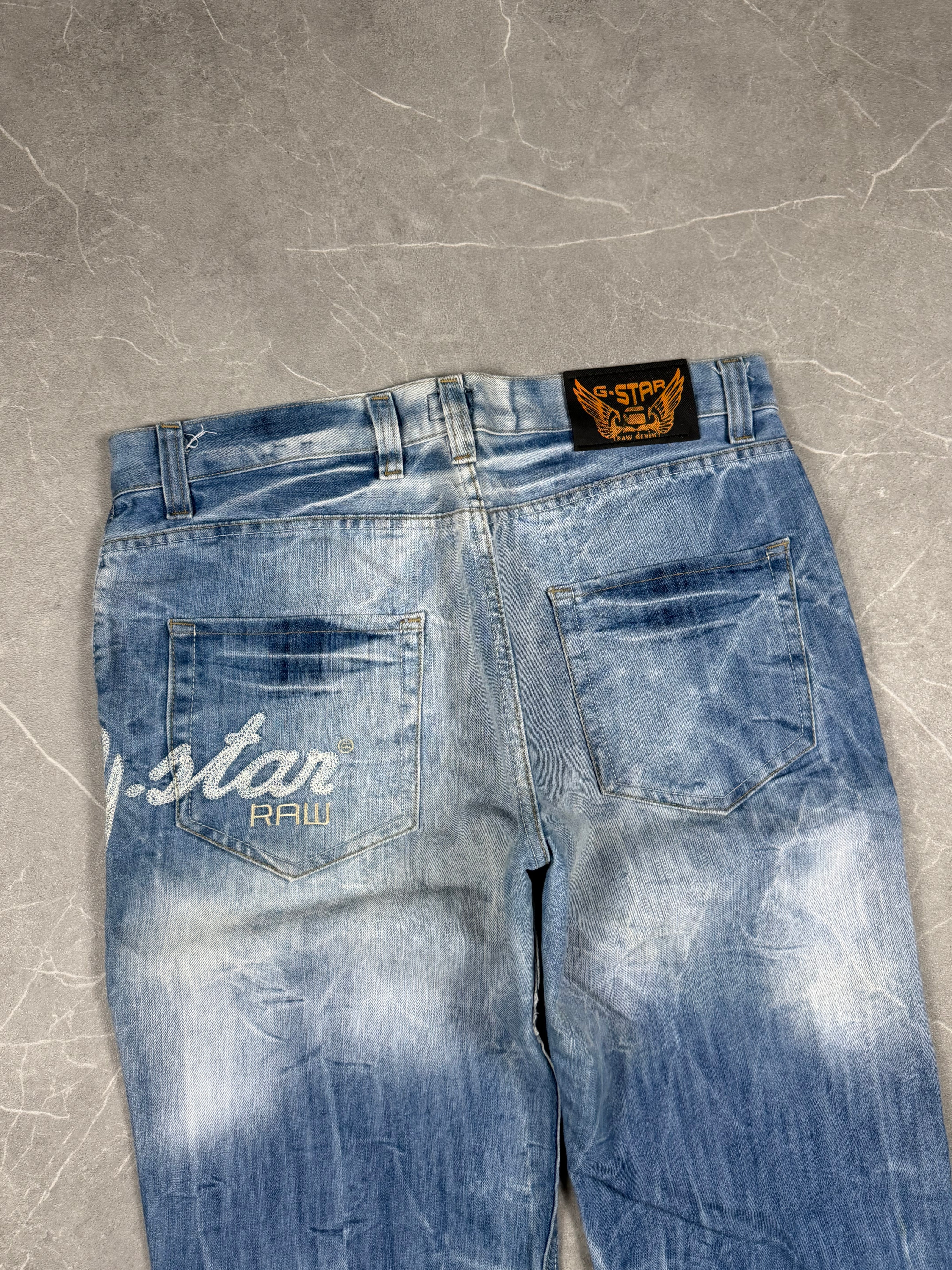Gstar Logo washed Baggy Jeans (S-M)