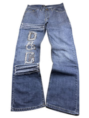 Dolce Gabbana Big Logo Bootcut Jeans (L)
