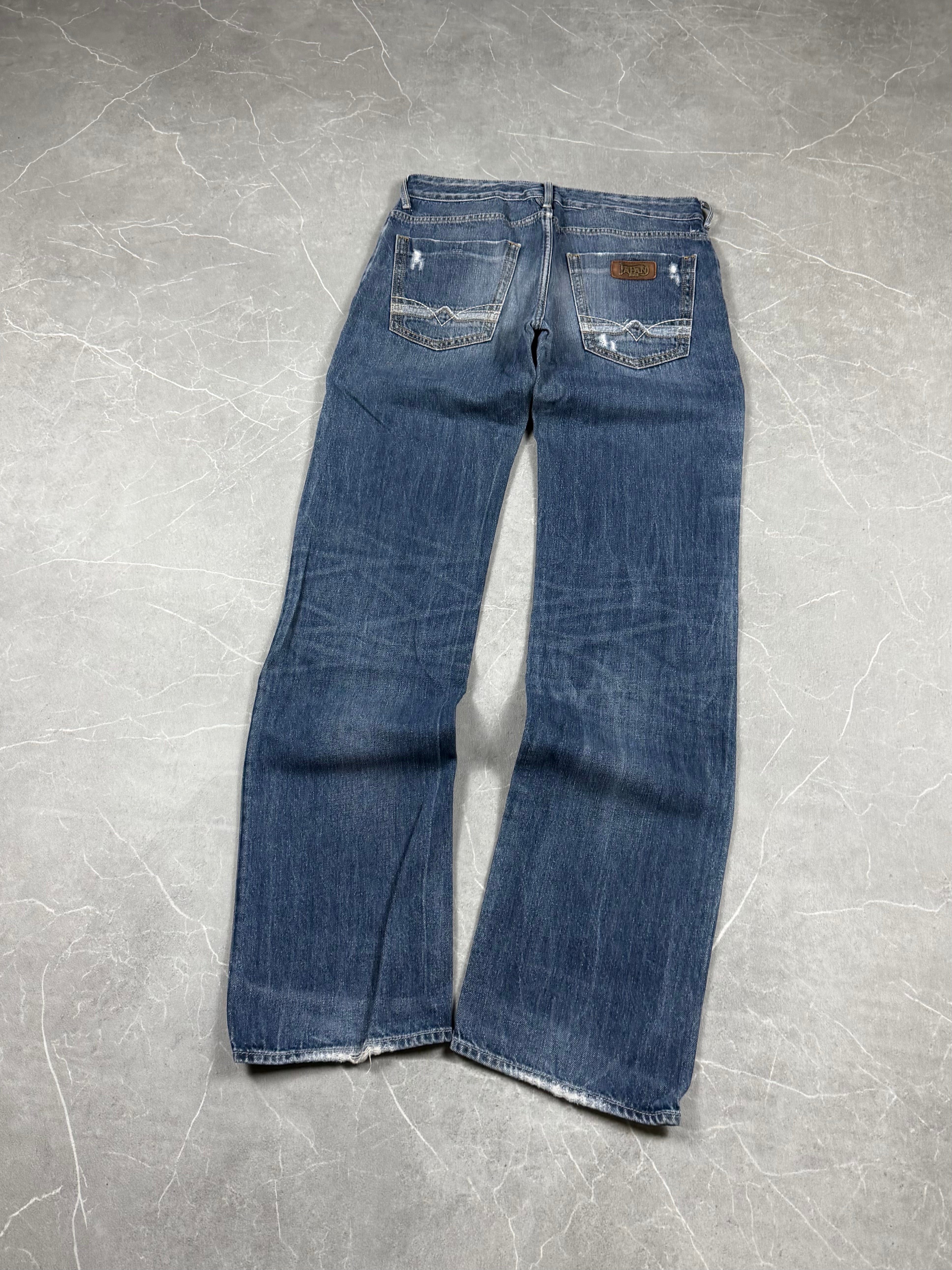 Vintage Japan Rags Straight Jeans (M)