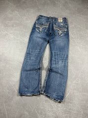 Rock Revival washed Bootcut Jeans (S-M)