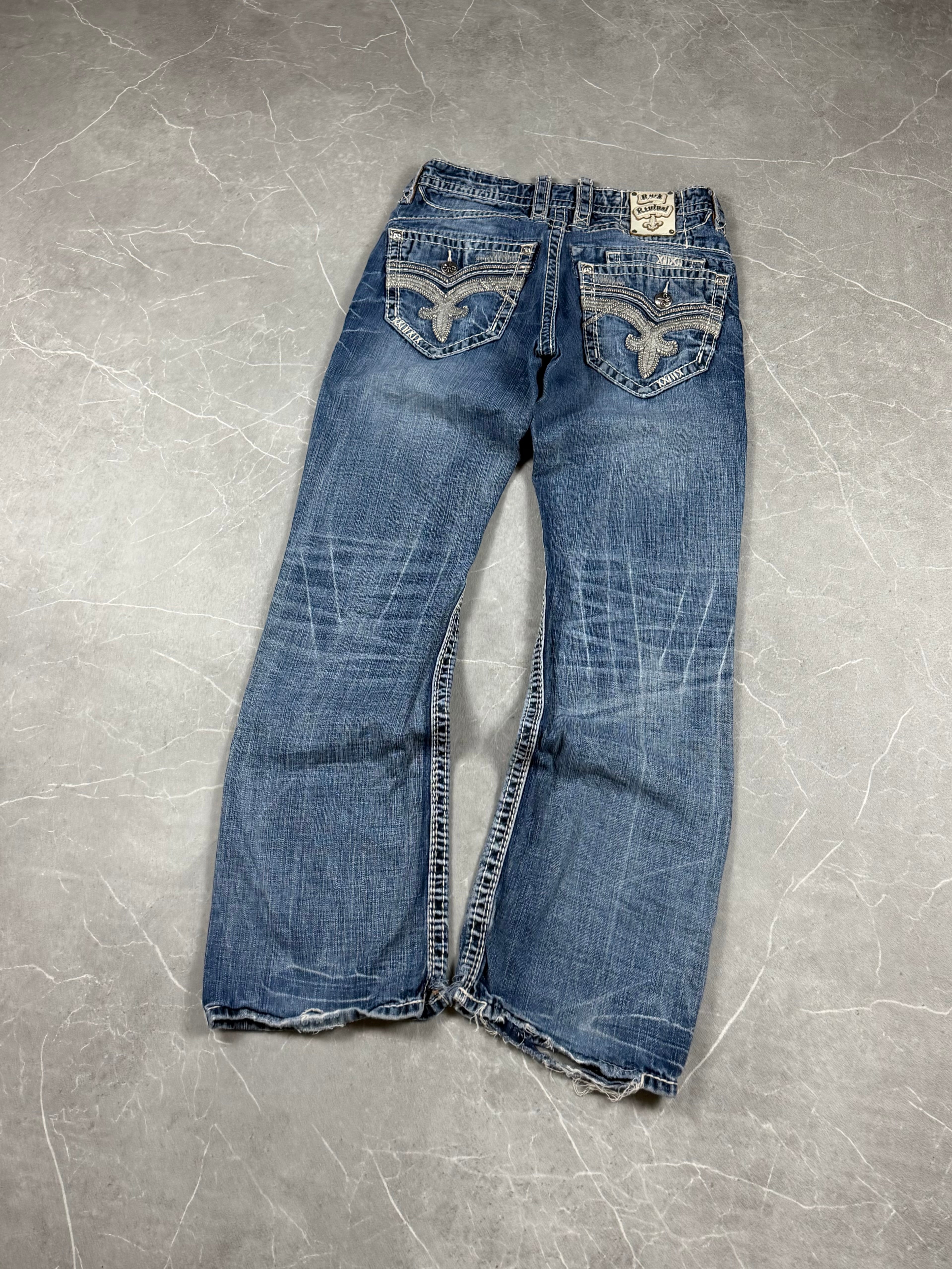 Rock Revival washed Bootcut Jeans (S-M)