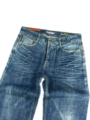 Crazy Washed Slim/Straight Jeans (XS-S)