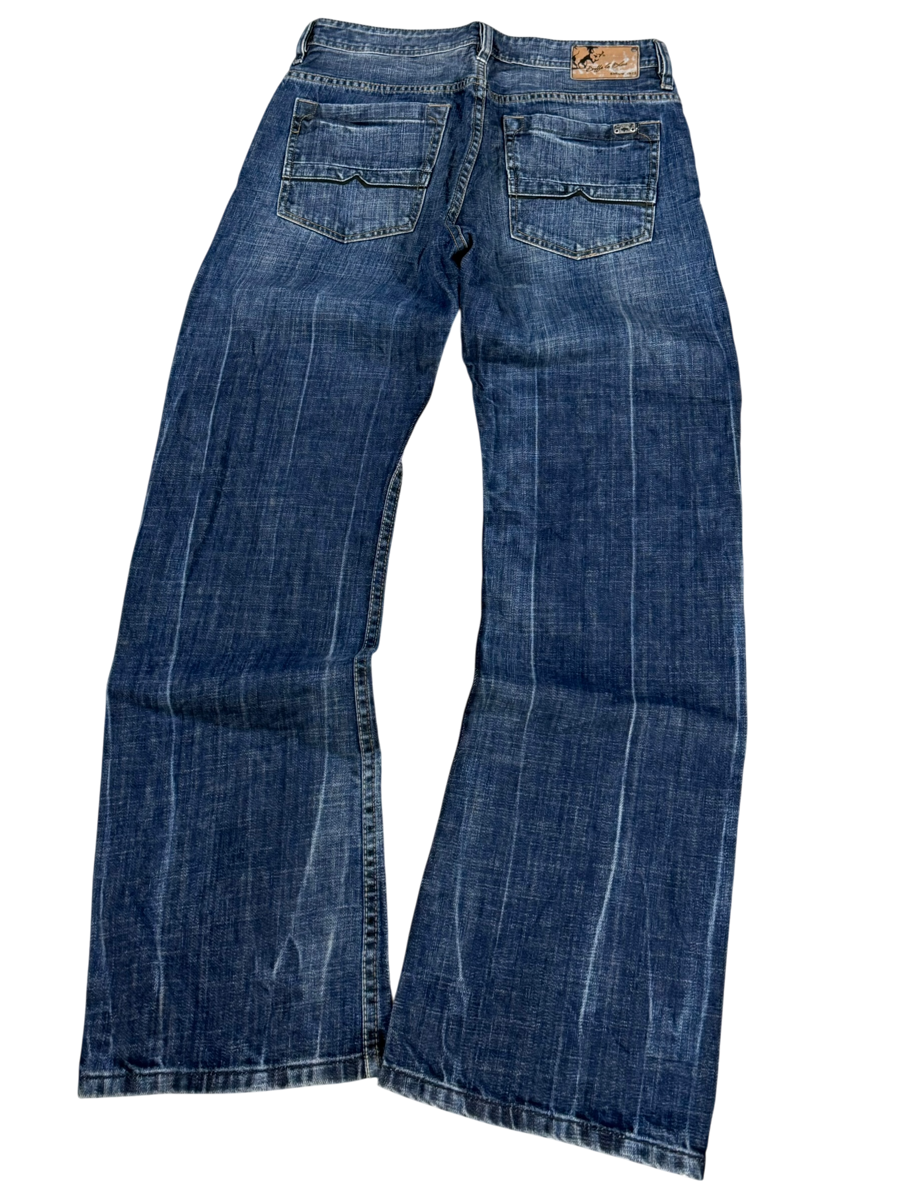 Washed Bootcut Jeans (XS-S)