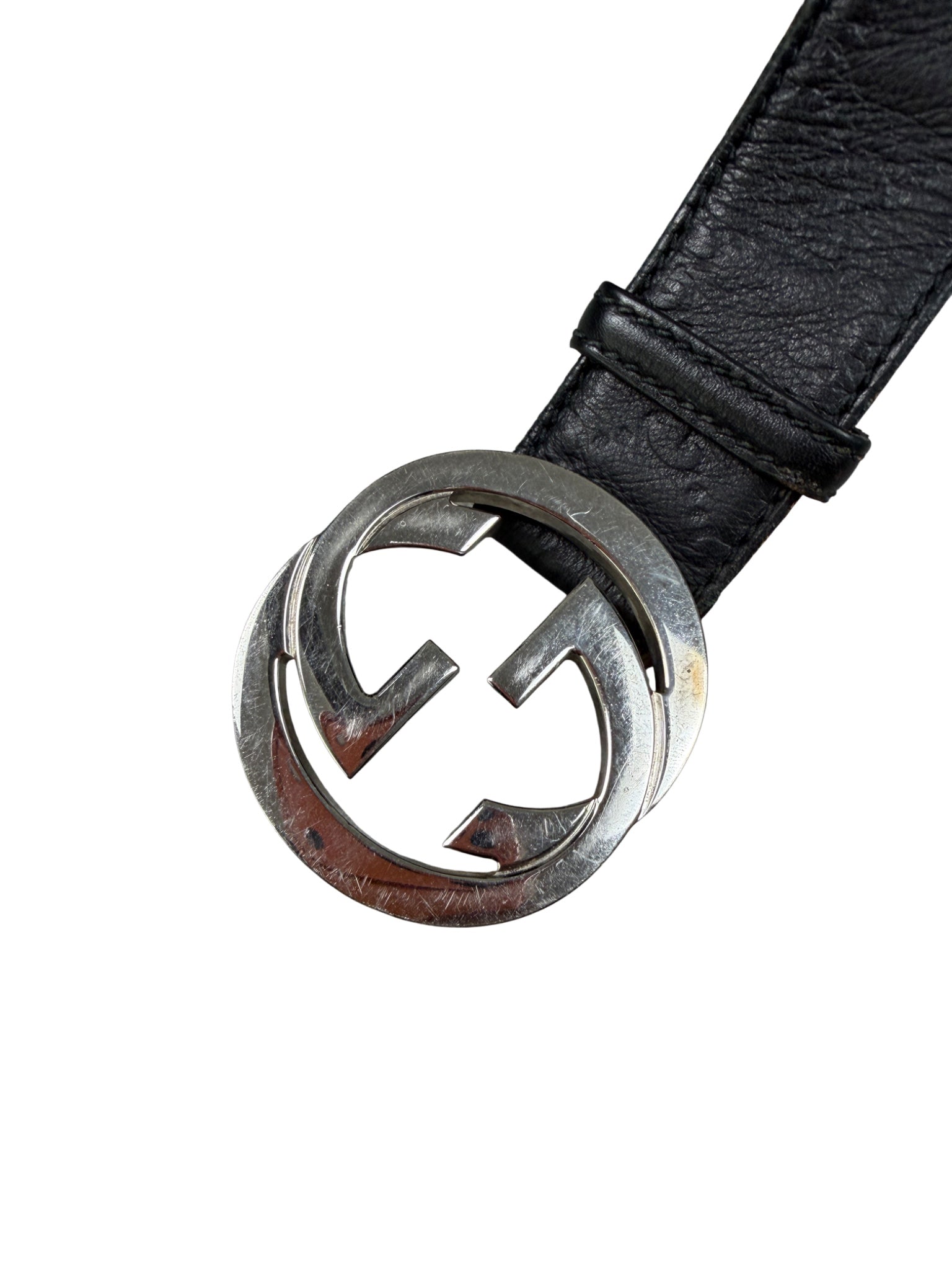 Gucci GG Interlocking Buckle Gürtel (115cm)