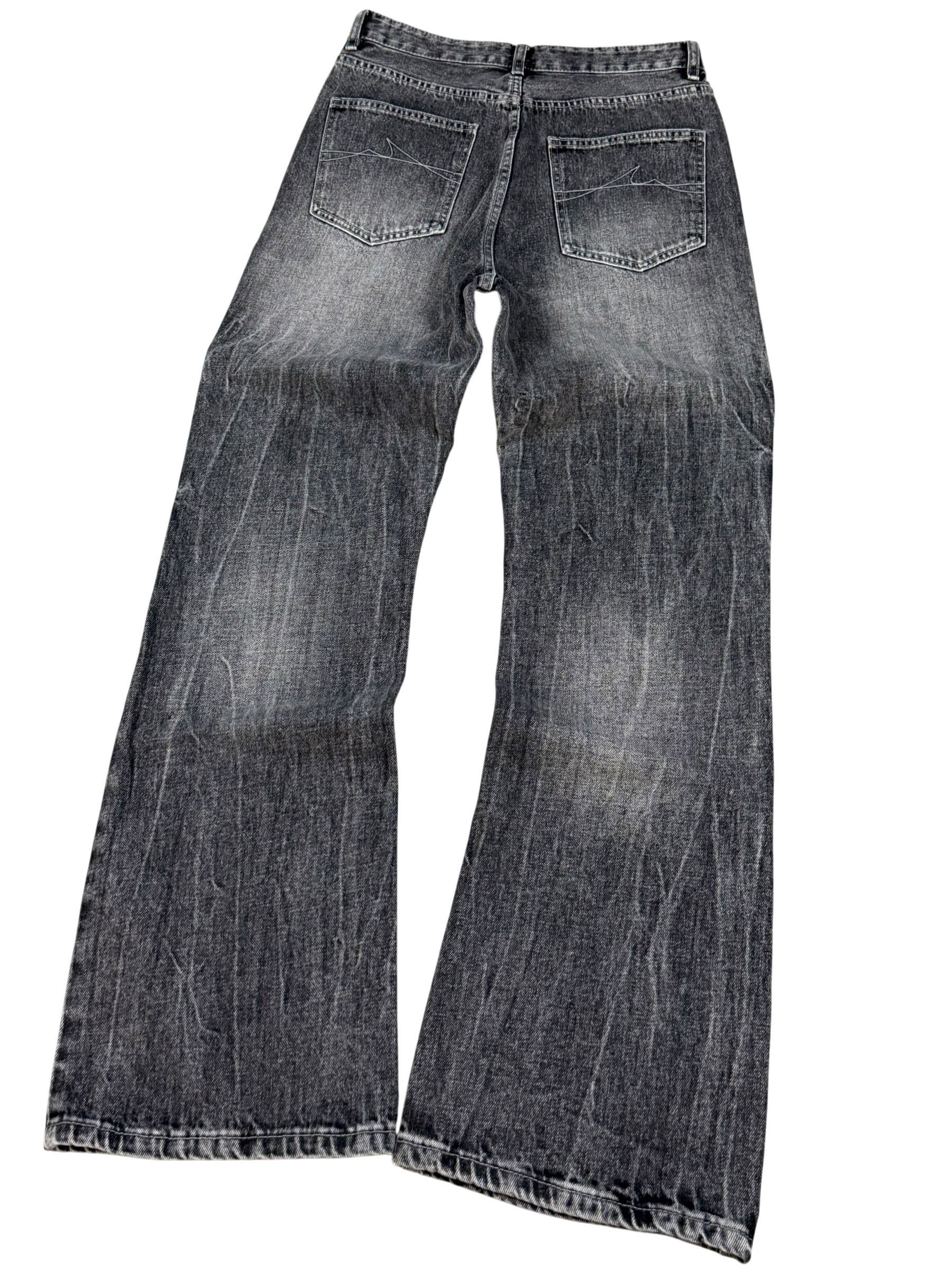 Crazy Washed Bootcut Jeans (S)