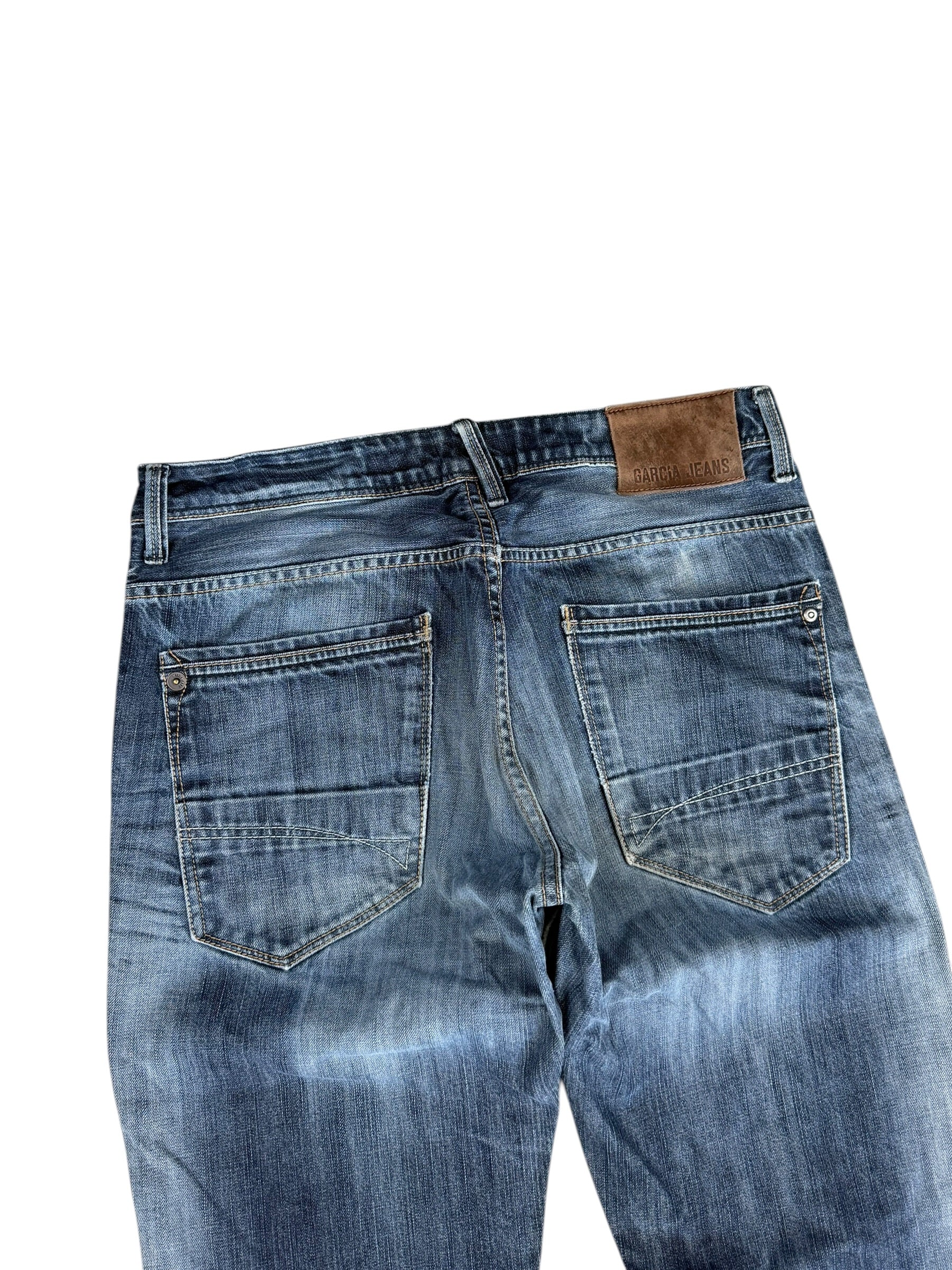 Vintage Washed Straight Jeans (XS-S)