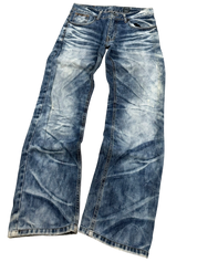 Ultra Washed Straight-Fit Jeans (XS-S)
