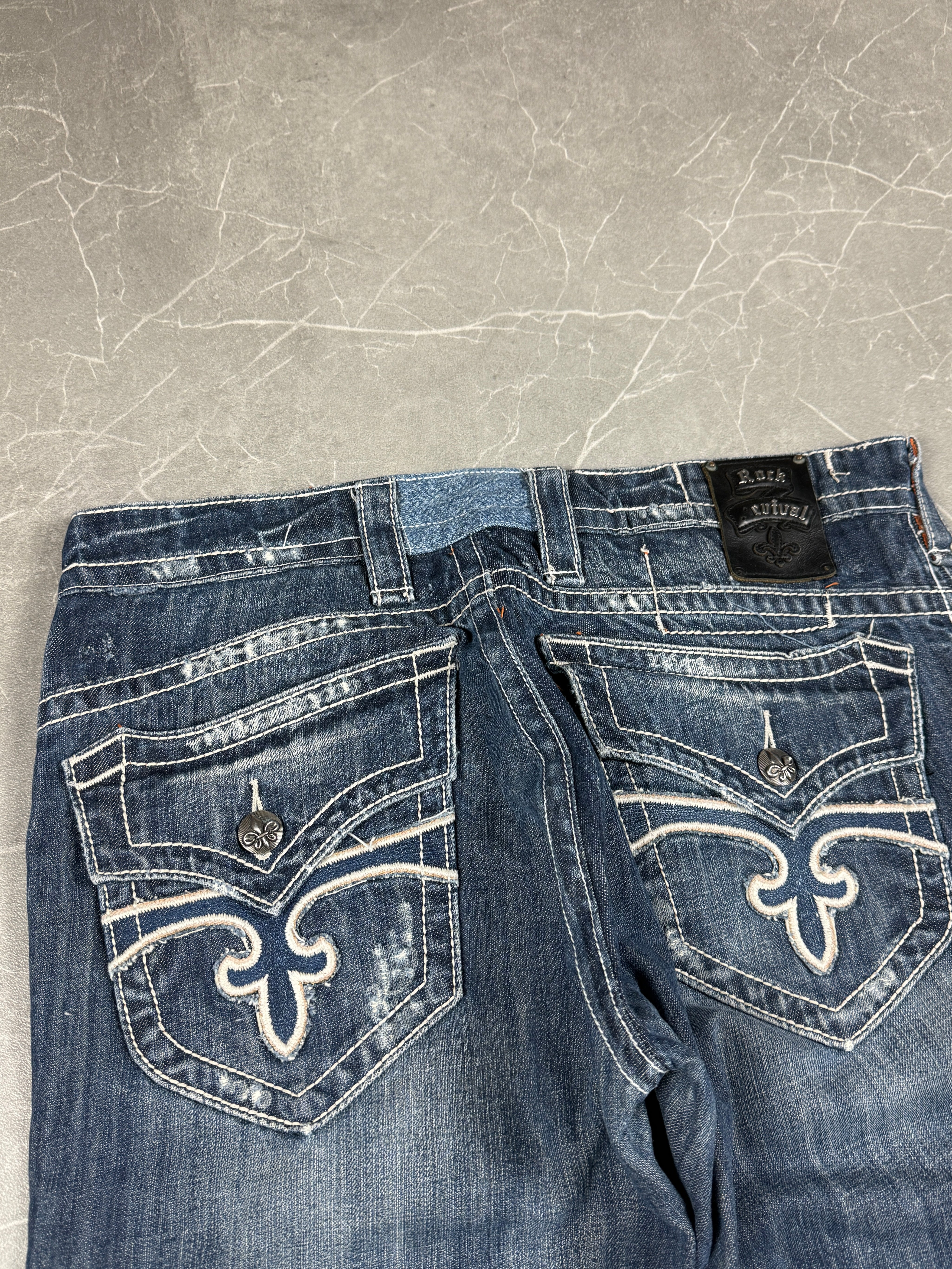 Rock Revival washed Jeans (L)