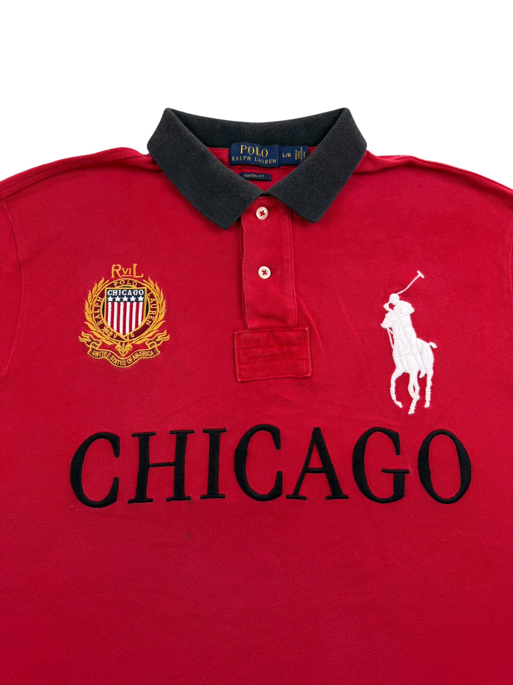 Ralph Lauren Chicago Big Pony Poloshirt (L)