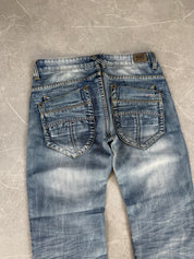 Vintage washed Straight Jeans (M)