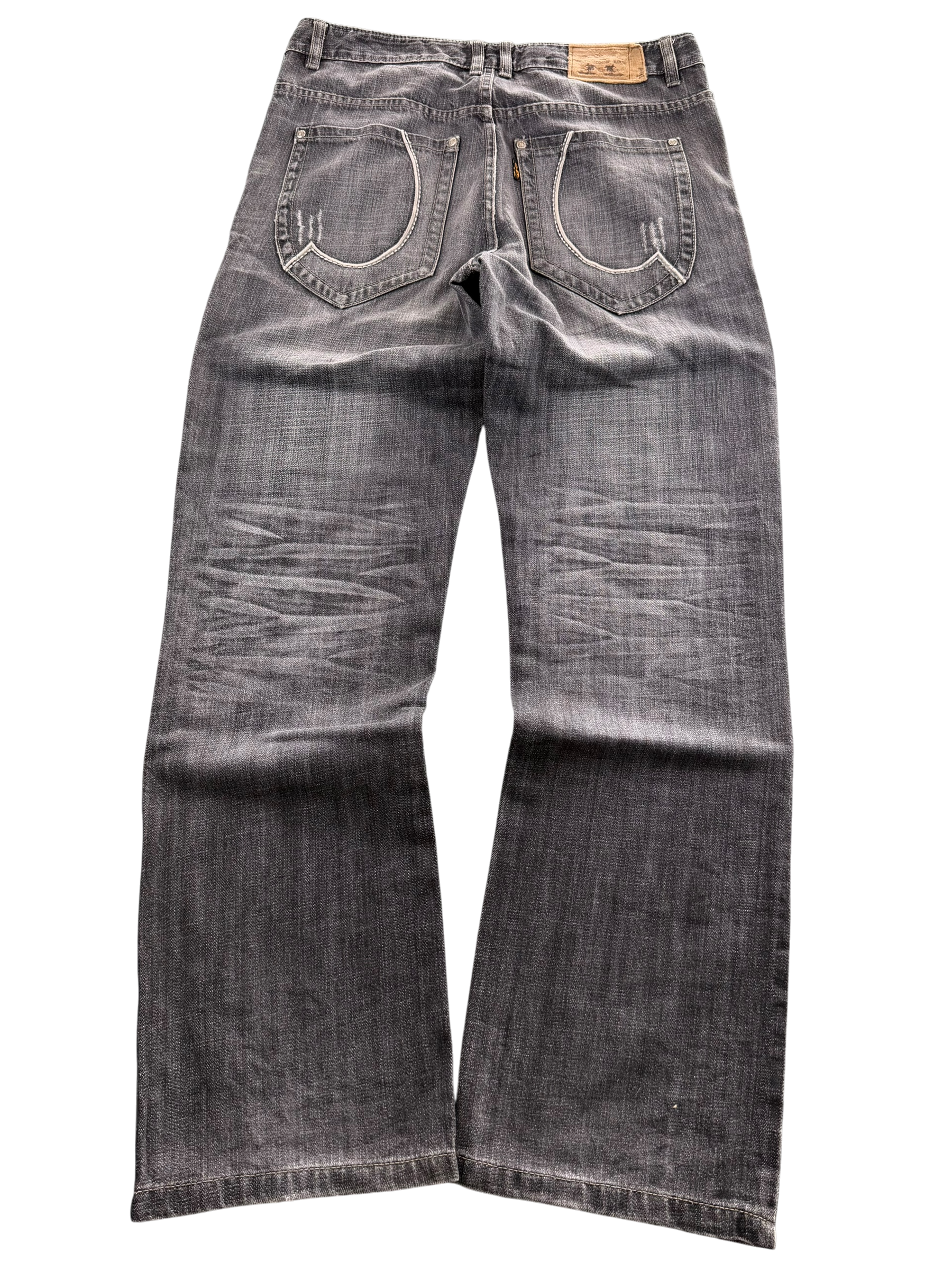Washed Straightfit Jeans (S)