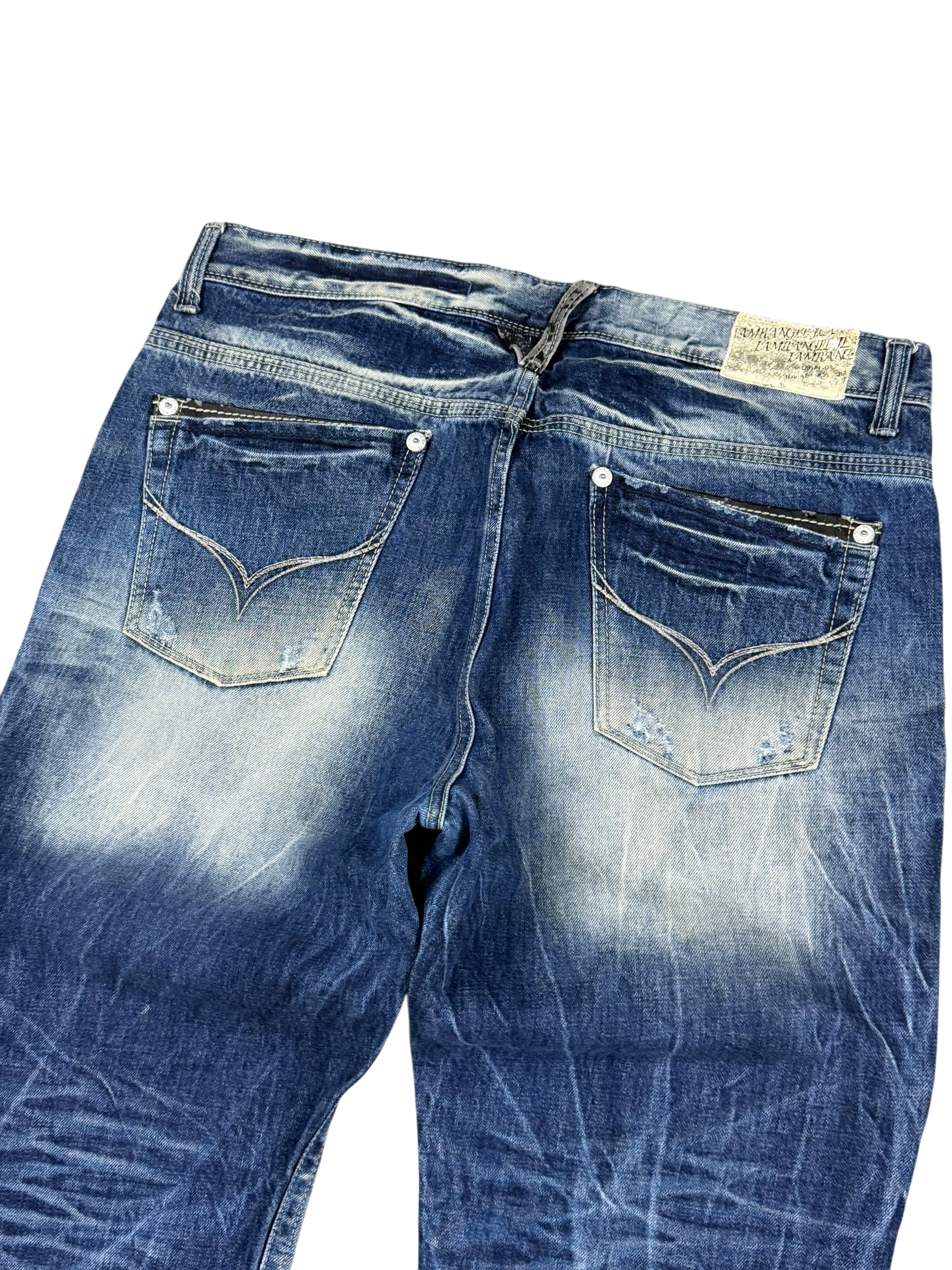 Ultra Washed Bootcut Jeans (XL)